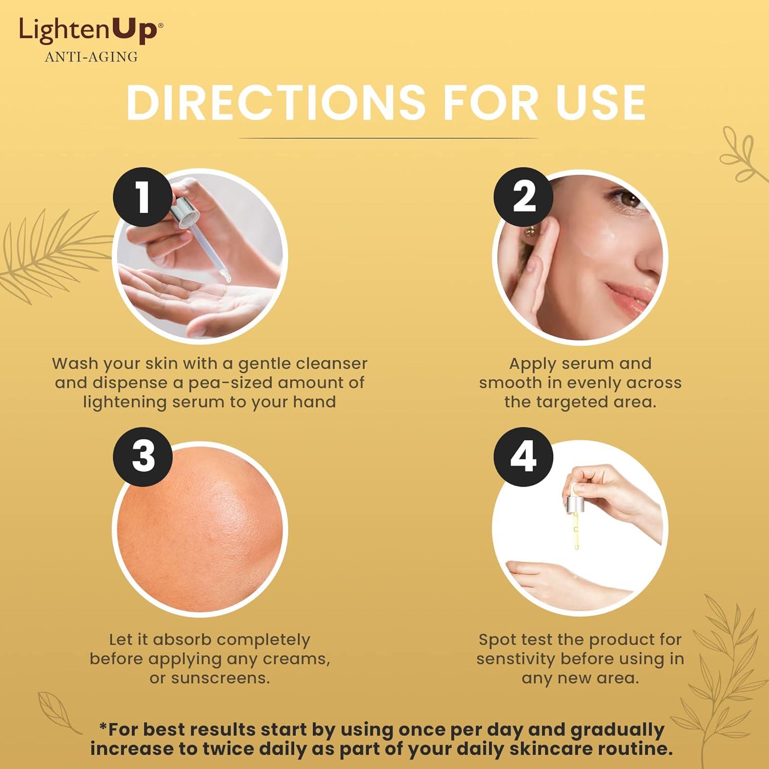 Suero Aclarador OMIC Lighten-Up 30 ml con Aceite de Argán