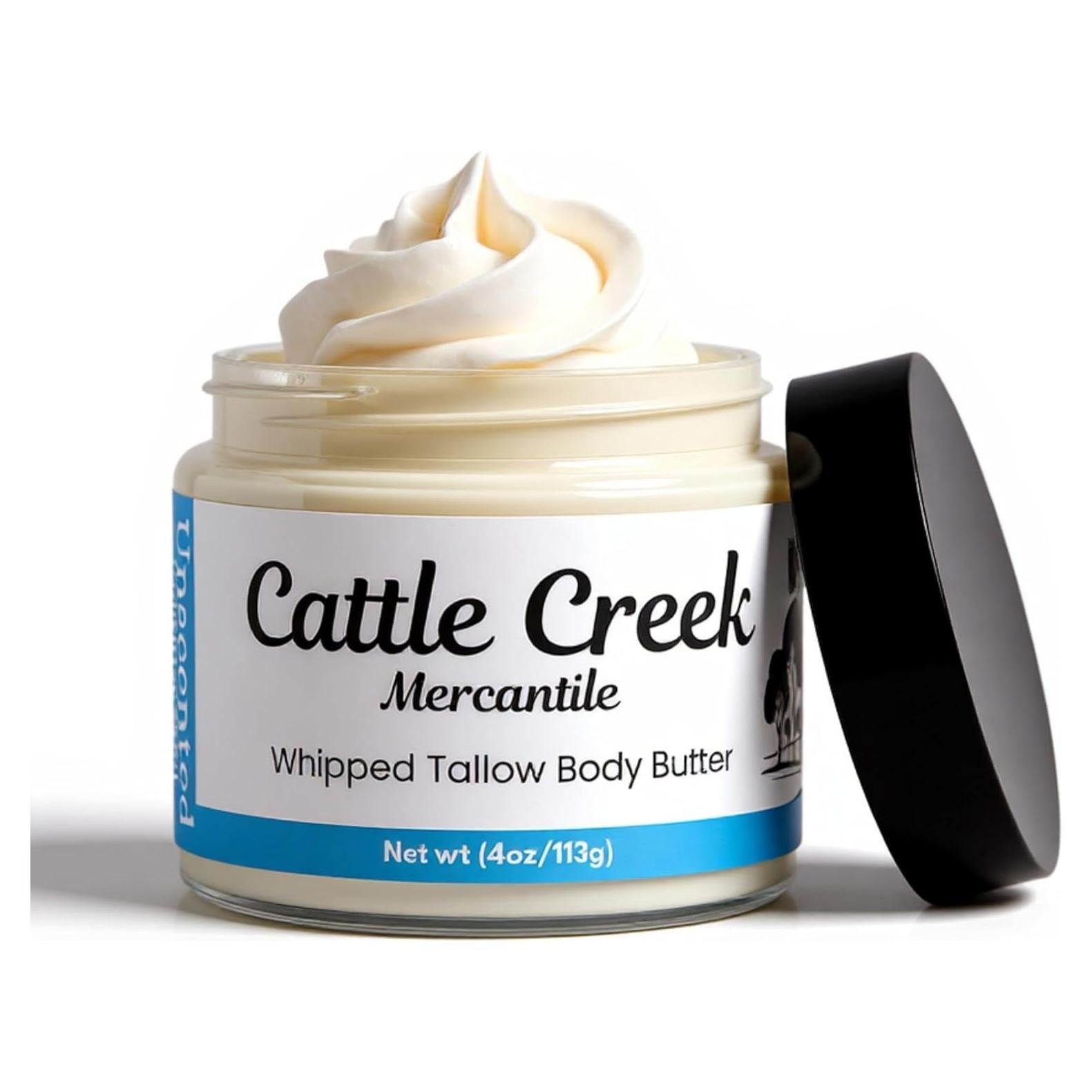 Manteca de Res Cattle Creek 113g - Hidratante Orgánico Sin Fragancia