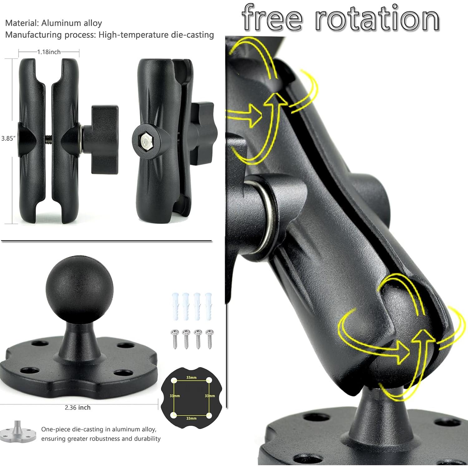 Soporte para Tableta VAUBORTTI Brazo Aluminio Ajustable 0.6cm