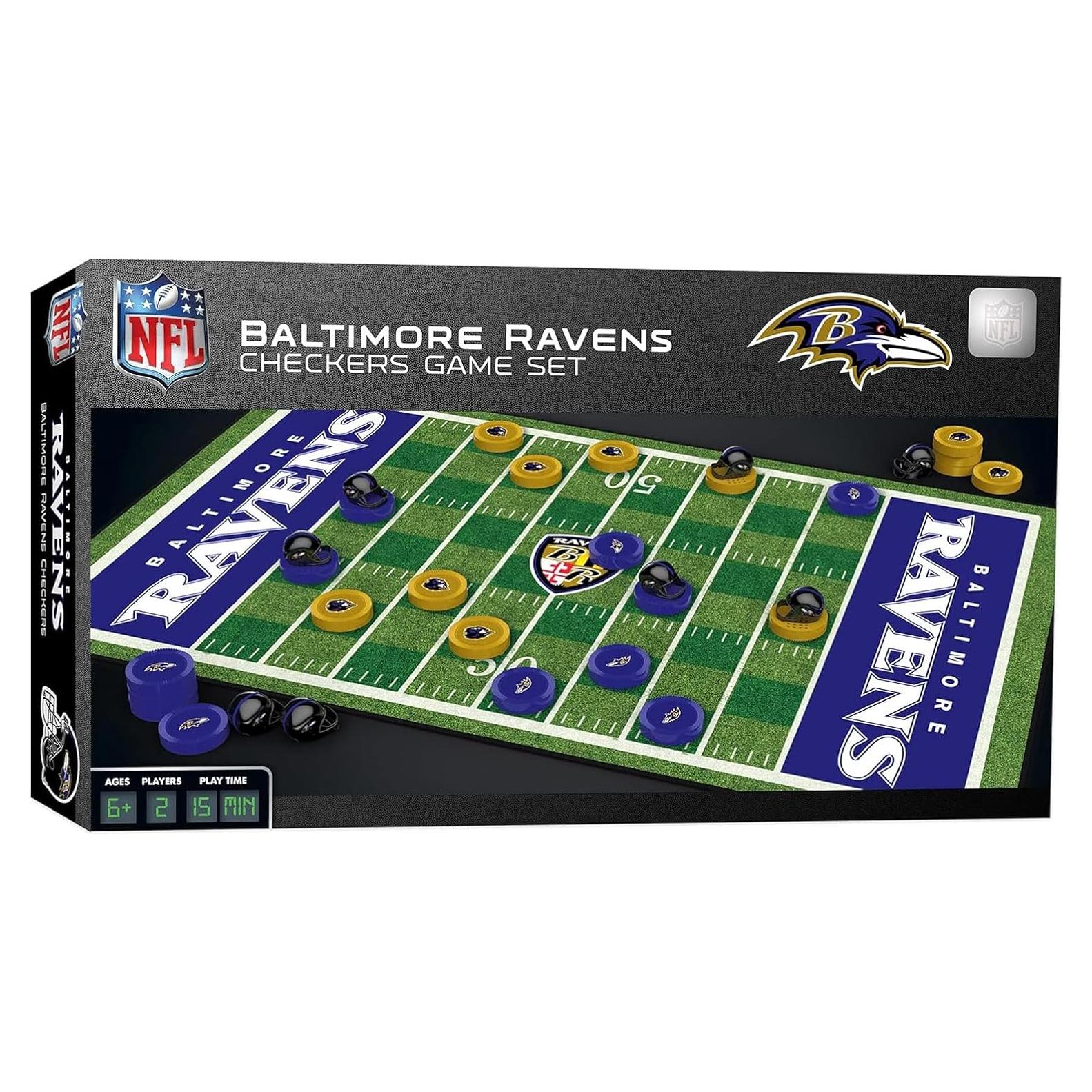 Ajedrez NFL MasterPieces Baltimore Ravens 2 Jugadores 33x54.6cm
