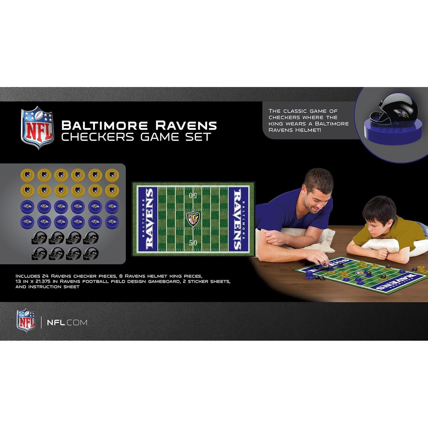 Ajedrez NFL MasterPieces Baltimore Ravens 2 Jugadores 33x54.6cm