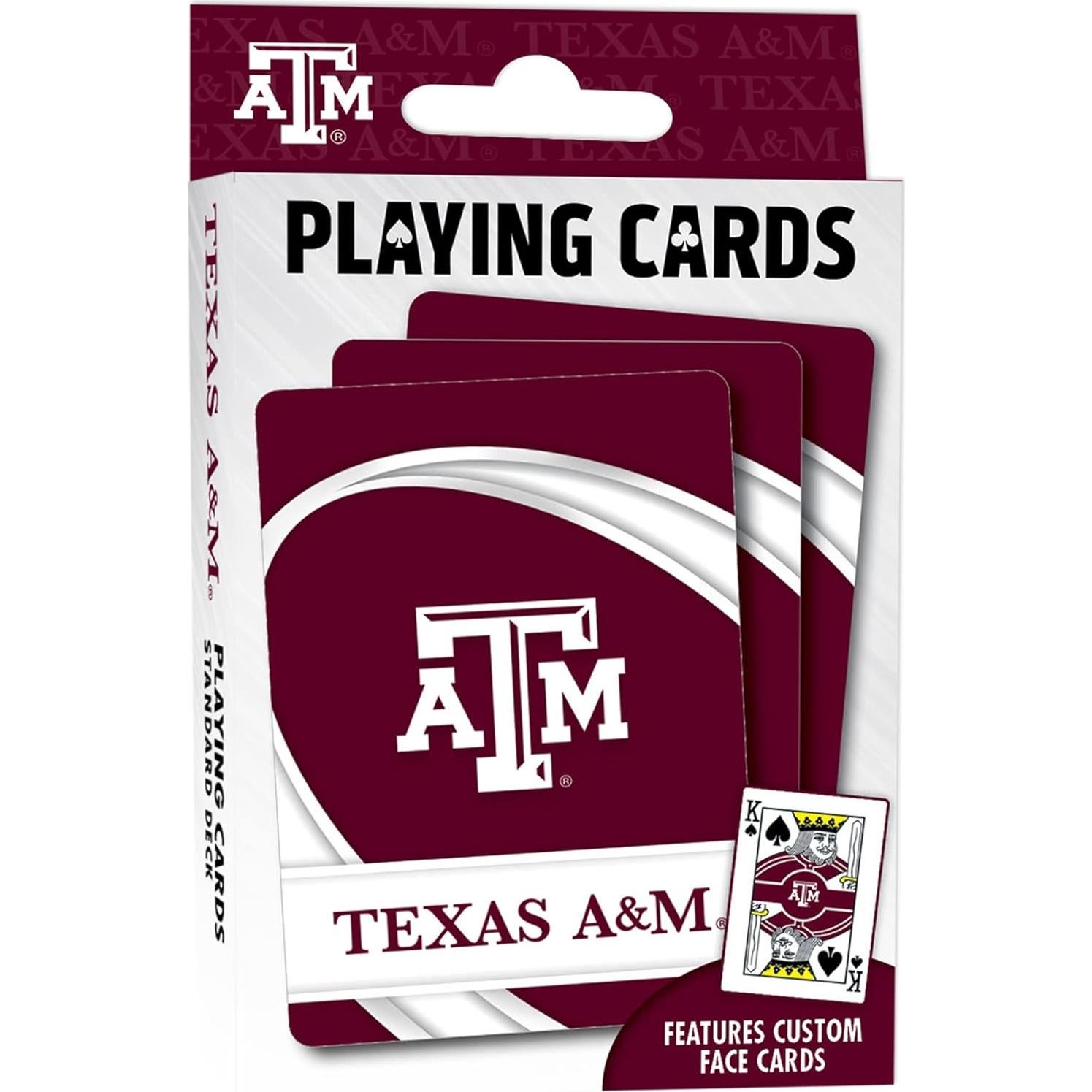 Cartas de Juego NCAA MasterPieces Unisex 52+2 Comodines