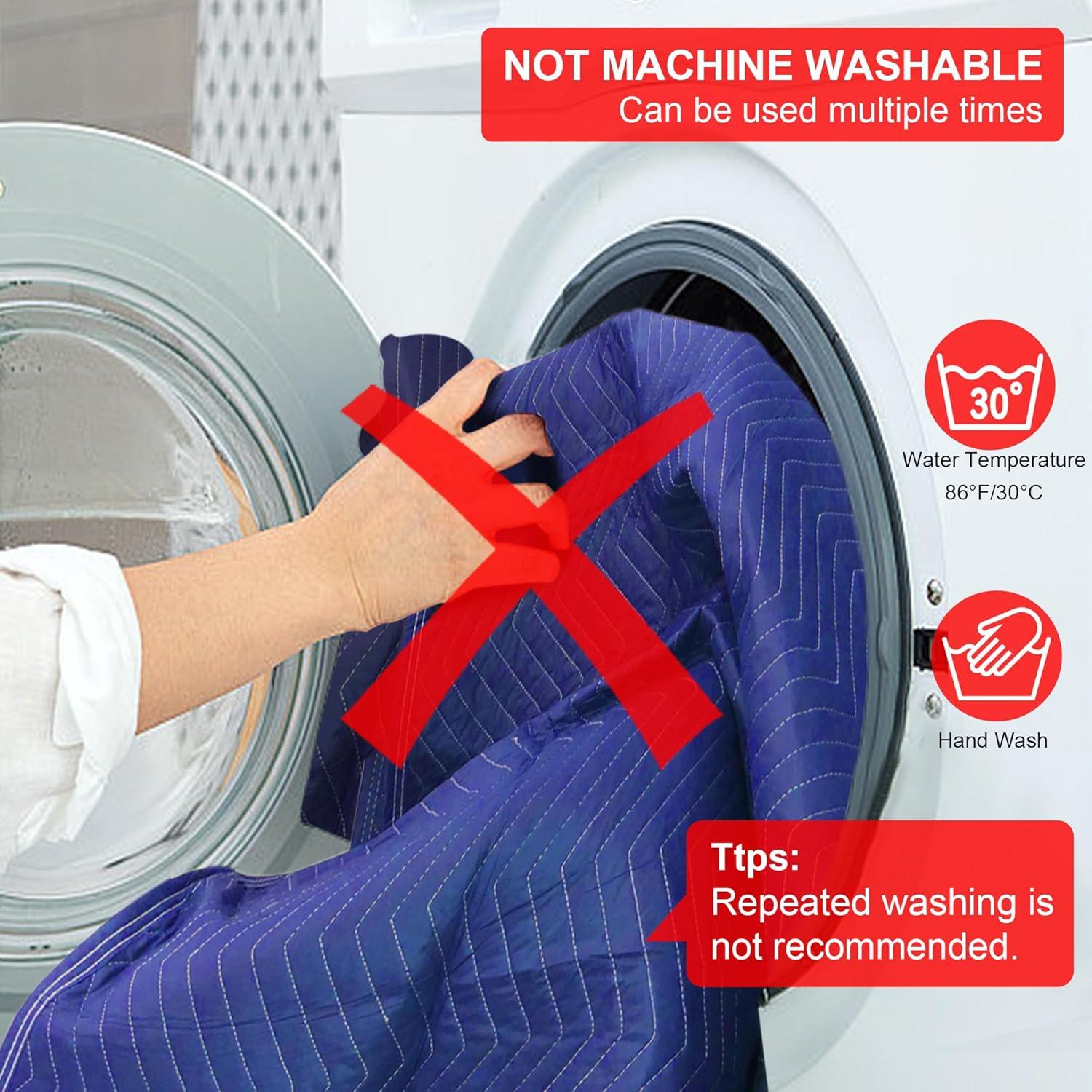 2 Mantas de Mudanza Acolchadas ASBAYSON 182.88x101.6cm Azul