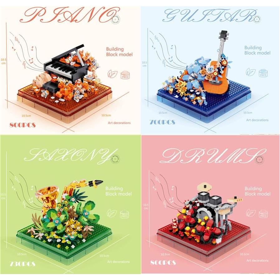 Conjunto de Bloques de Construcción Musicales Kadablk 3000 PCS