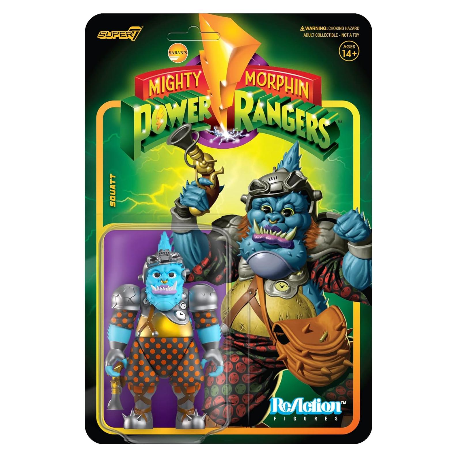 Figura de Acción Squatt Super7 - Power Rangers 9.53 cm