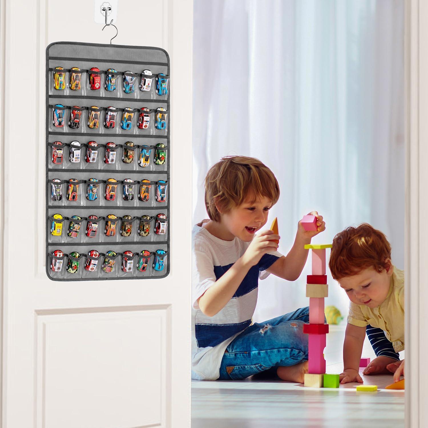 Soporte de Almacenamiento TEMUORG para Coches de Juguete 84 Bolsillos