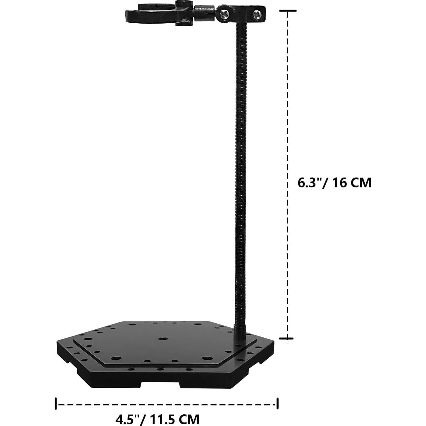 Soporte para Figuras de Acción NovaViva 2Pcs Negro Ajustable
