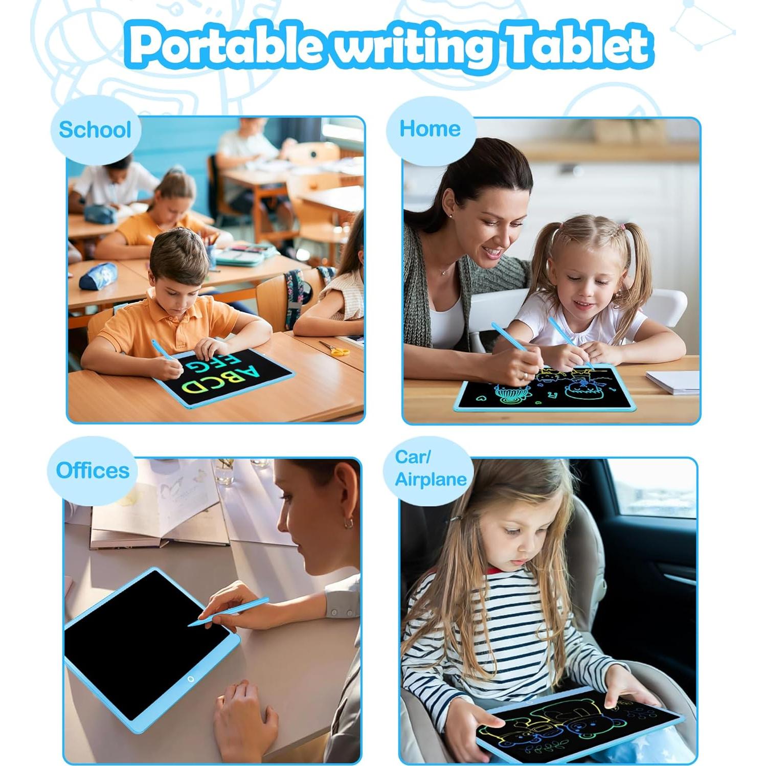 Tableta de Escritura LCD FXI 16" Colorida para Niños