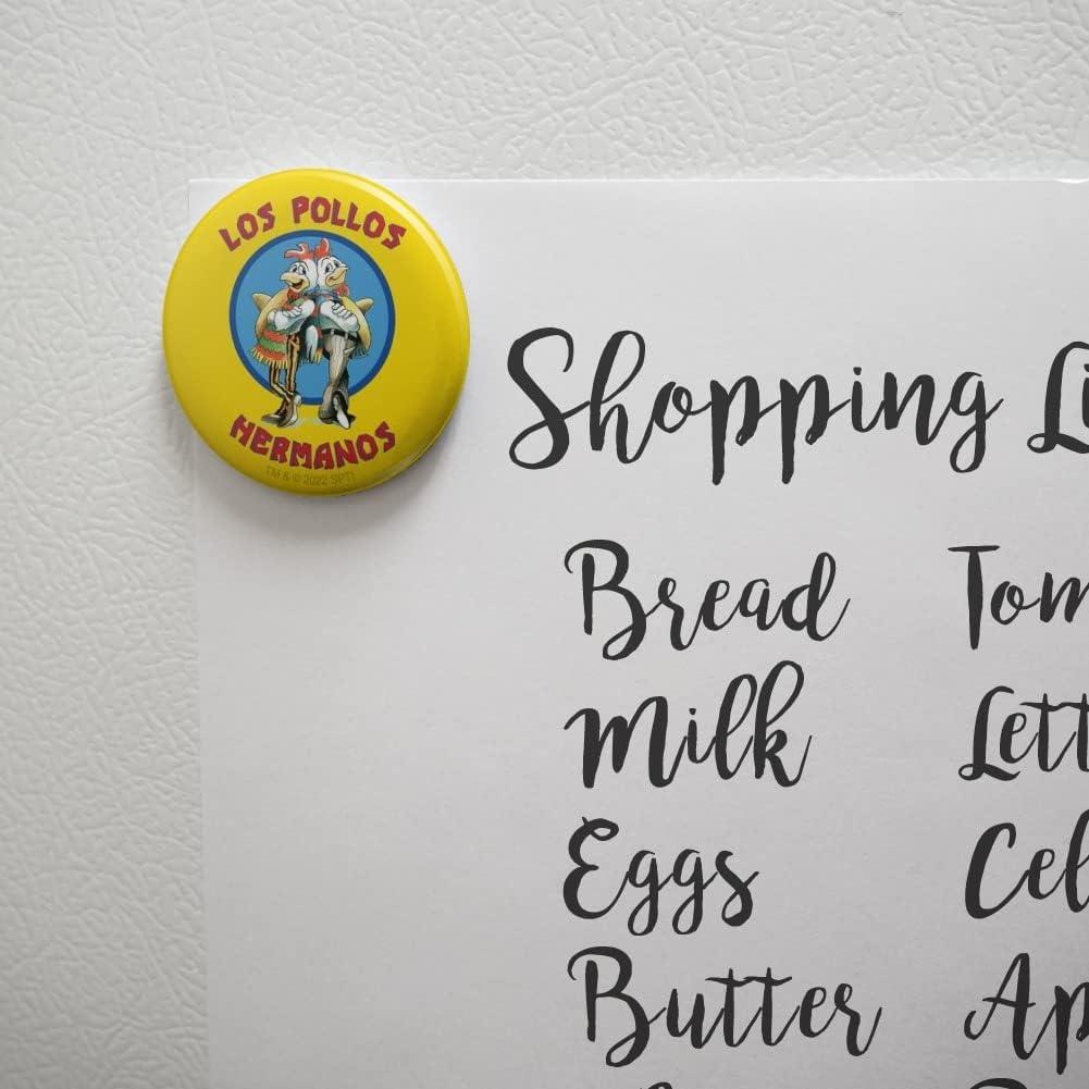 Imán de Botón Breaking Bad Los Pollos Hermanos 5.7cm