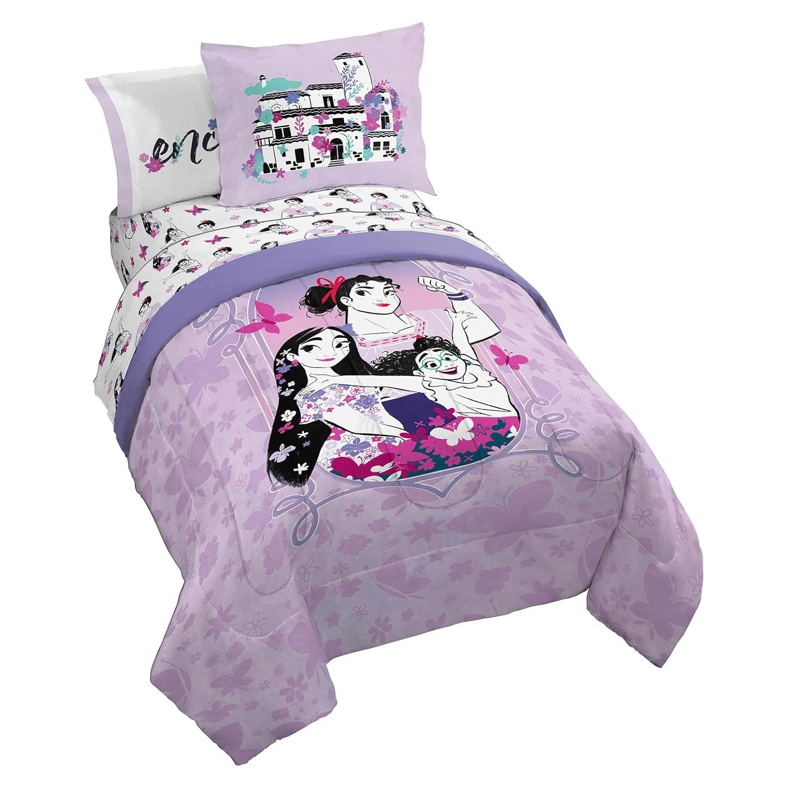 Juego de Cama Disney Encanto 5 Piezas Twin Microfibra