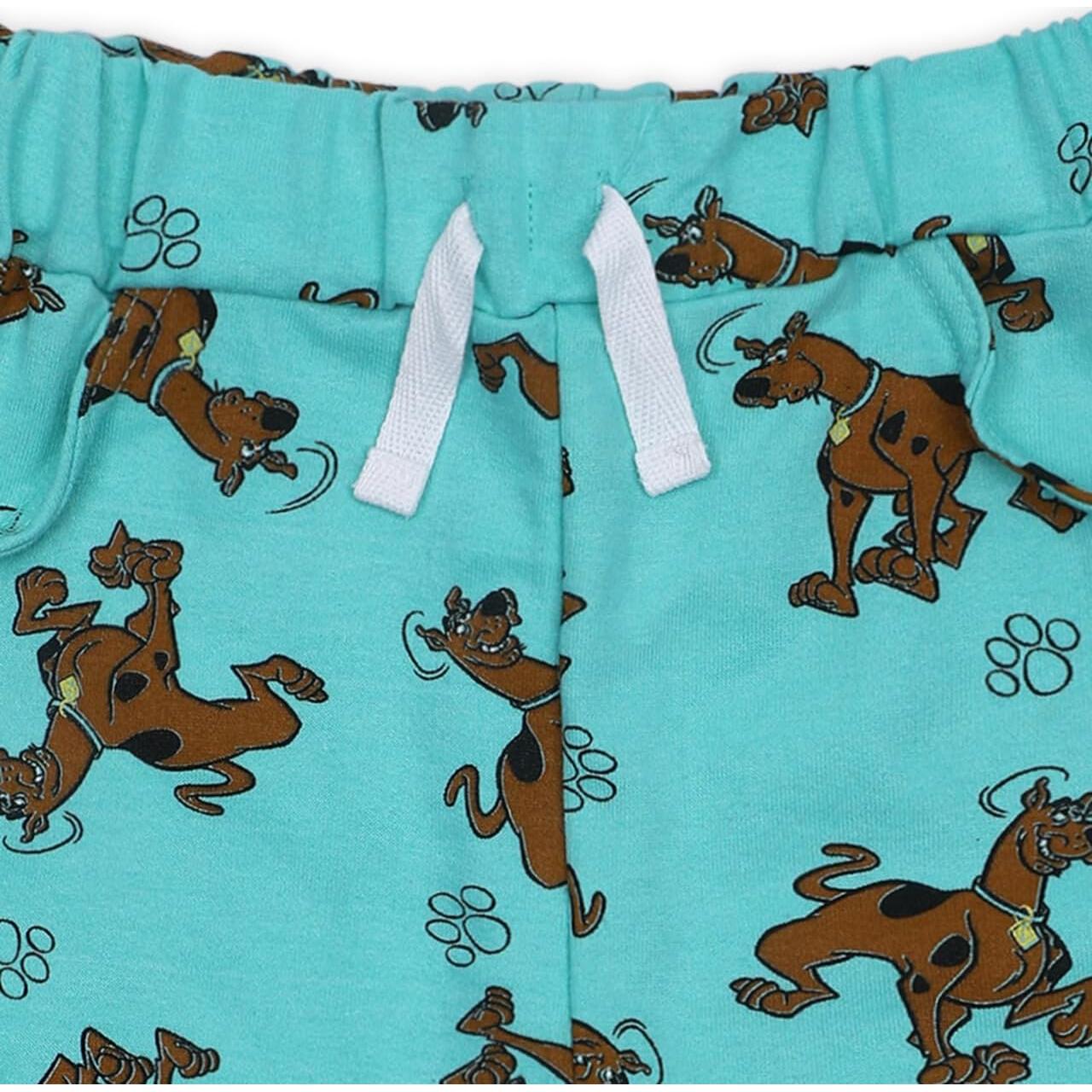 Pantalones Cortos para Niños Warner Bros Scooby-Doo 2 Pzas Gris/Azul