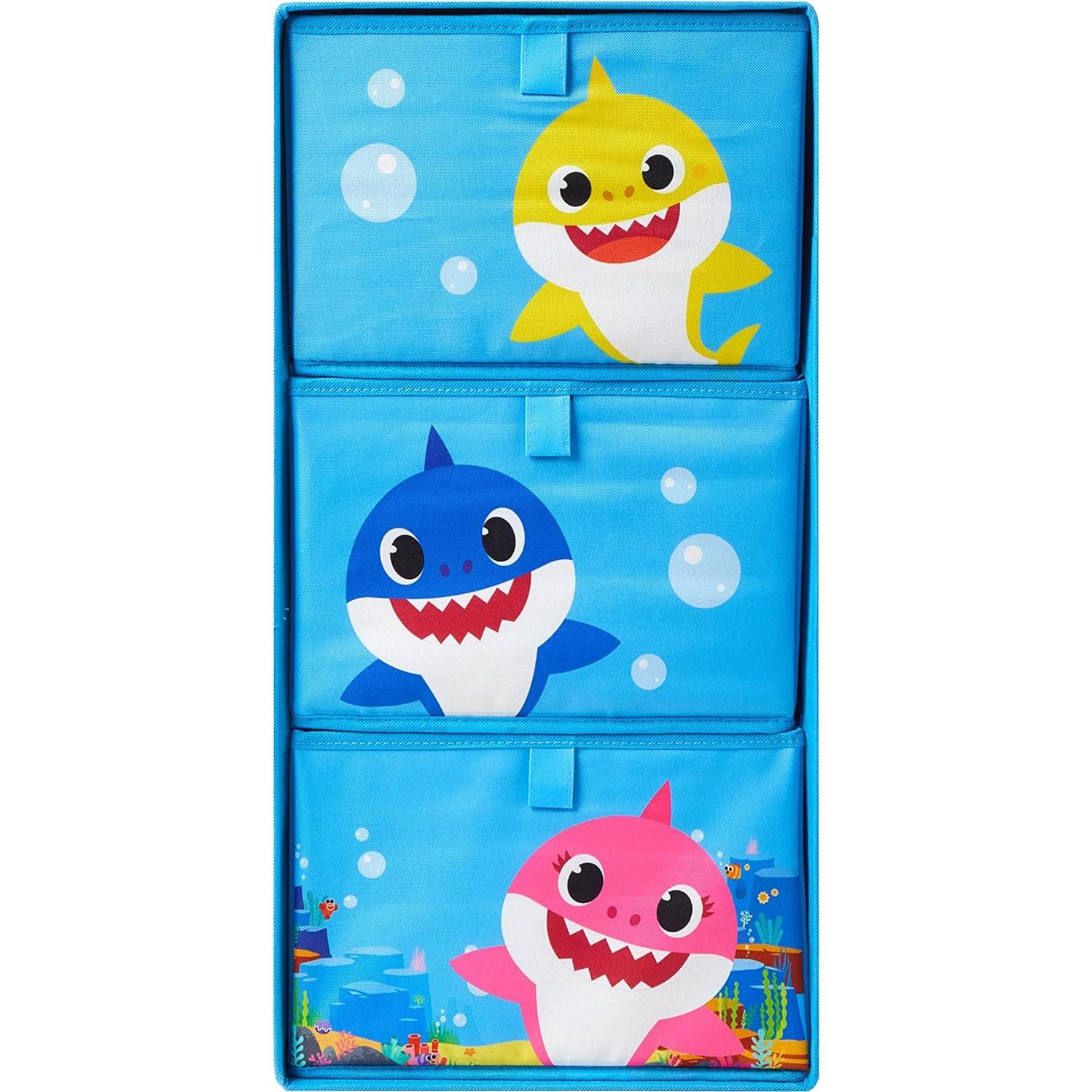 Organizador de Almacenamiento Baby Shark Idea Nuova 3 Cajones