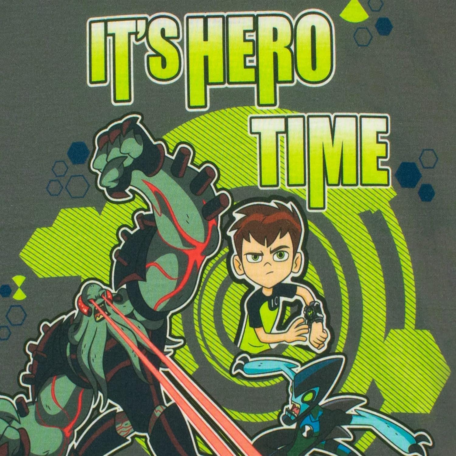 Pijamas cortos Ben 10 para Niños 8 años - Verde Neón