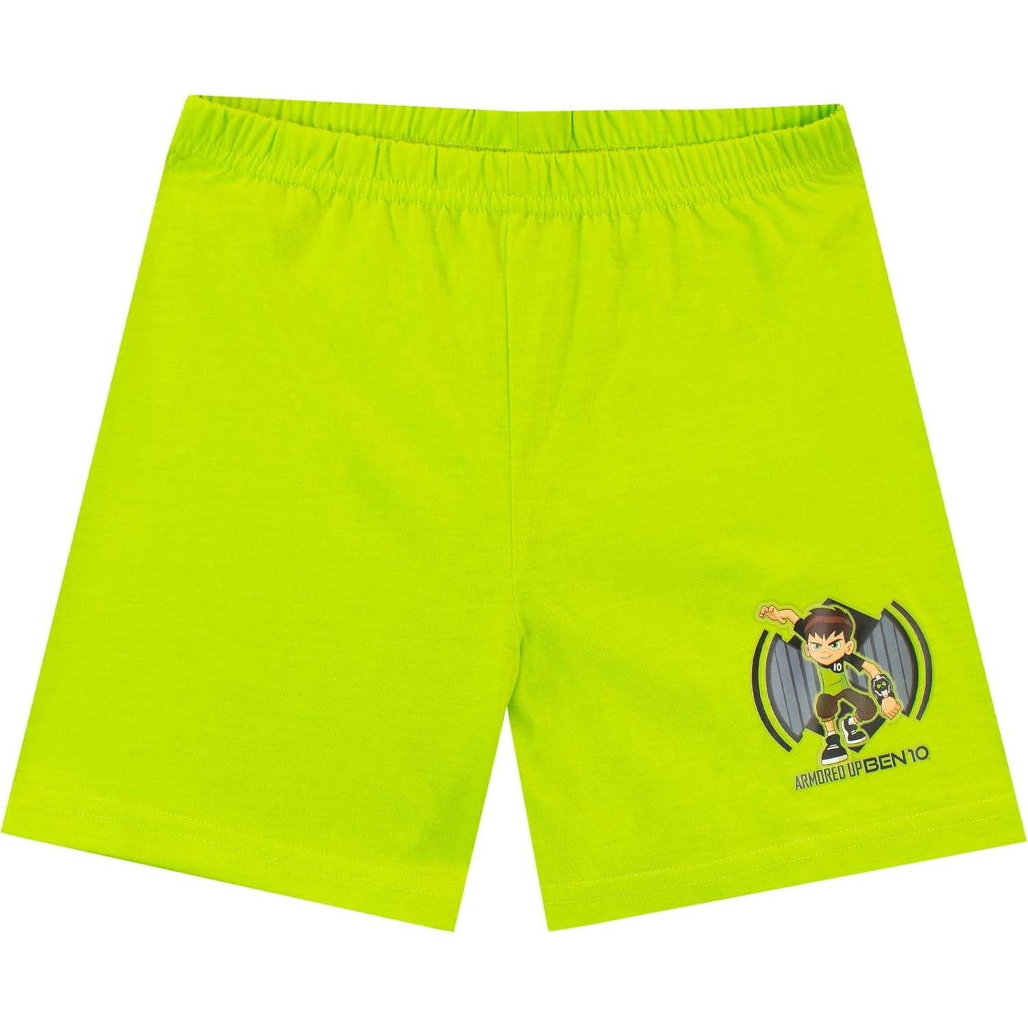 Pijamas cortos Ben 10 para Niños 8 años - Verde Neón