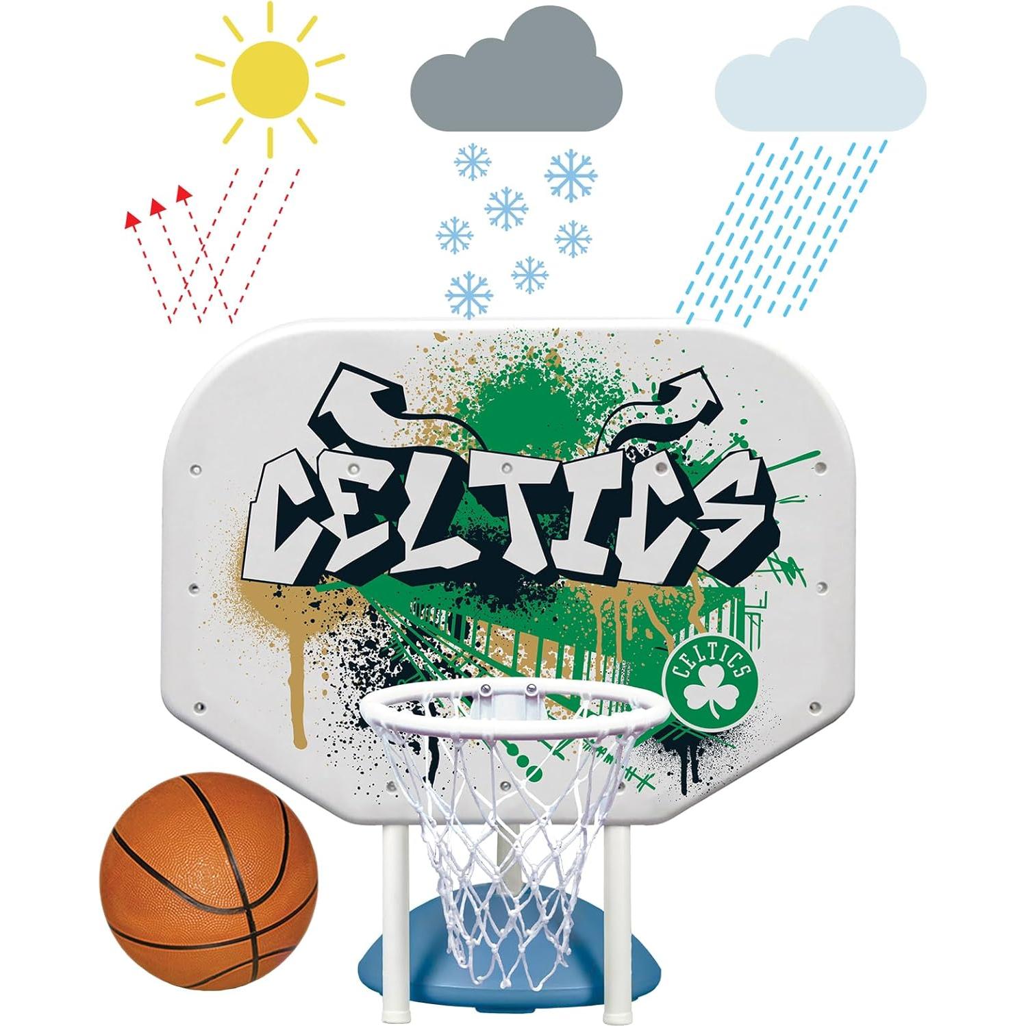 Conjunto de Baloncesto Poolmaster NBA Graffiti Celtics 82.55x86.36cm