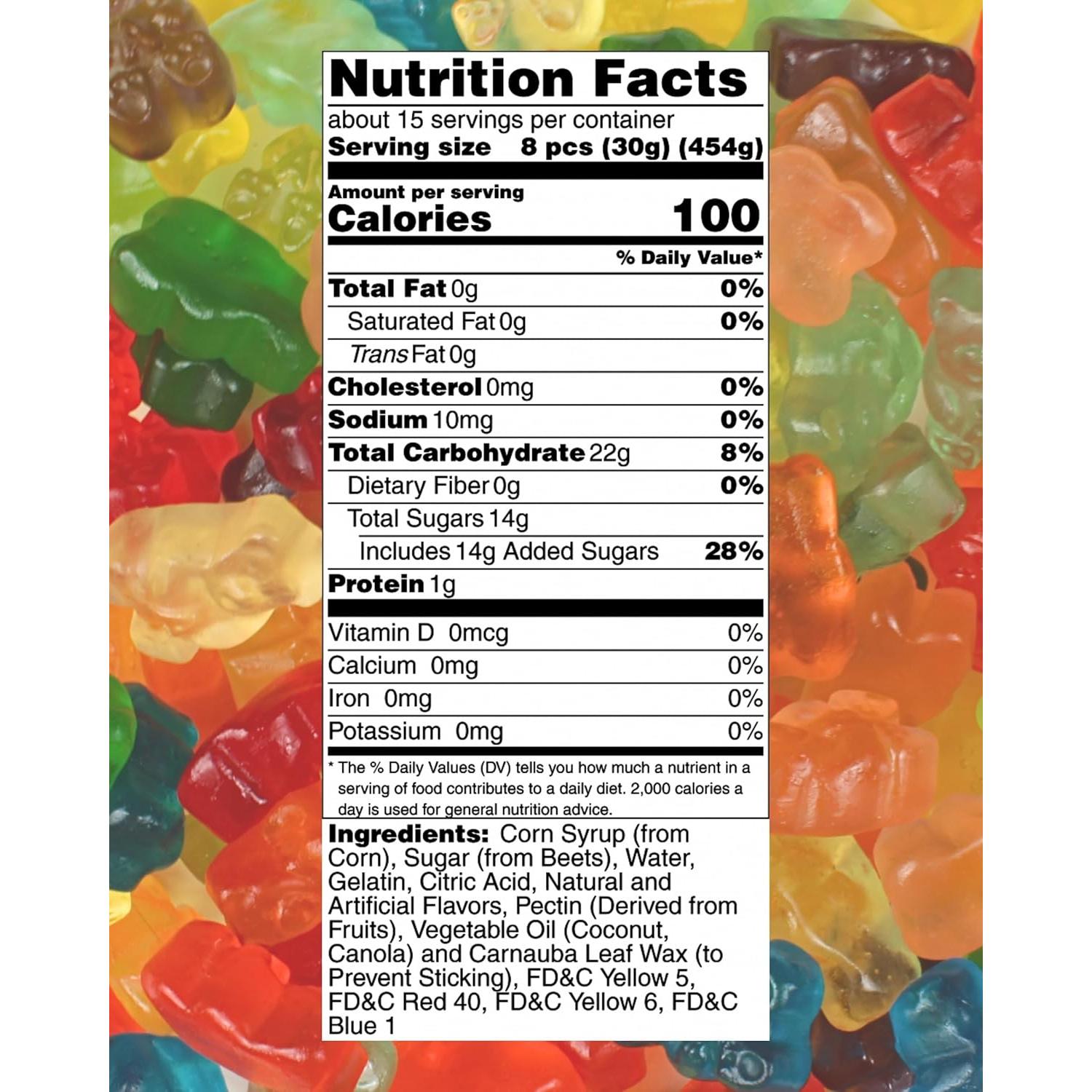 Ositos de Goma Gourmet Queen City 12 Sabores 0.45kg