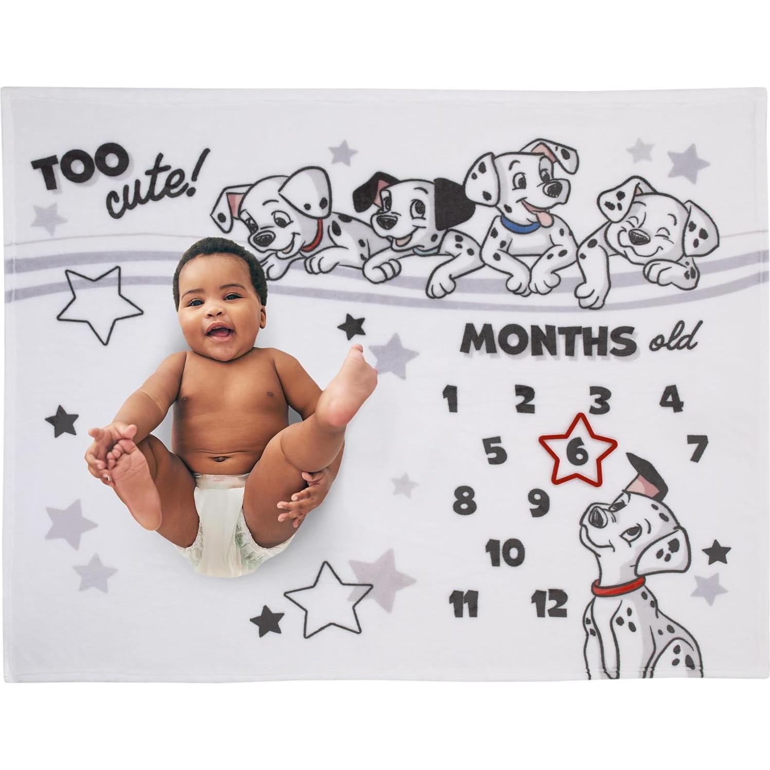 Manta Fotográfica para Bebés Disney 101 Dálmatas 101.6x127cm