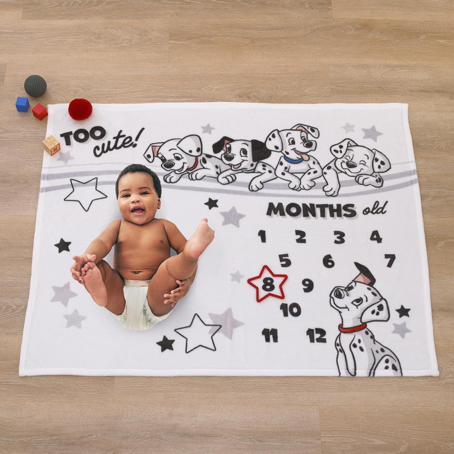 Manta Fotográfica para Bebés Disney 101 Dálmatas 101.6x127cm