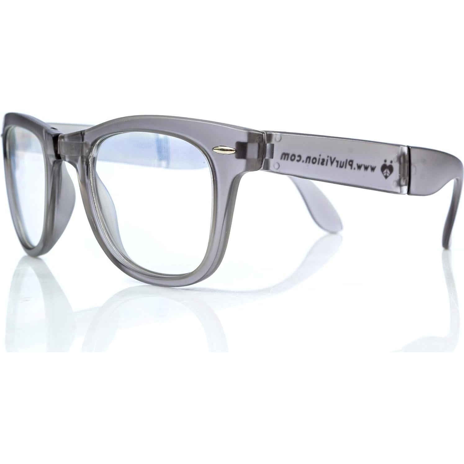 Gafas de Difracción Plegables Plur Vision Carbón - Efecto Prisma