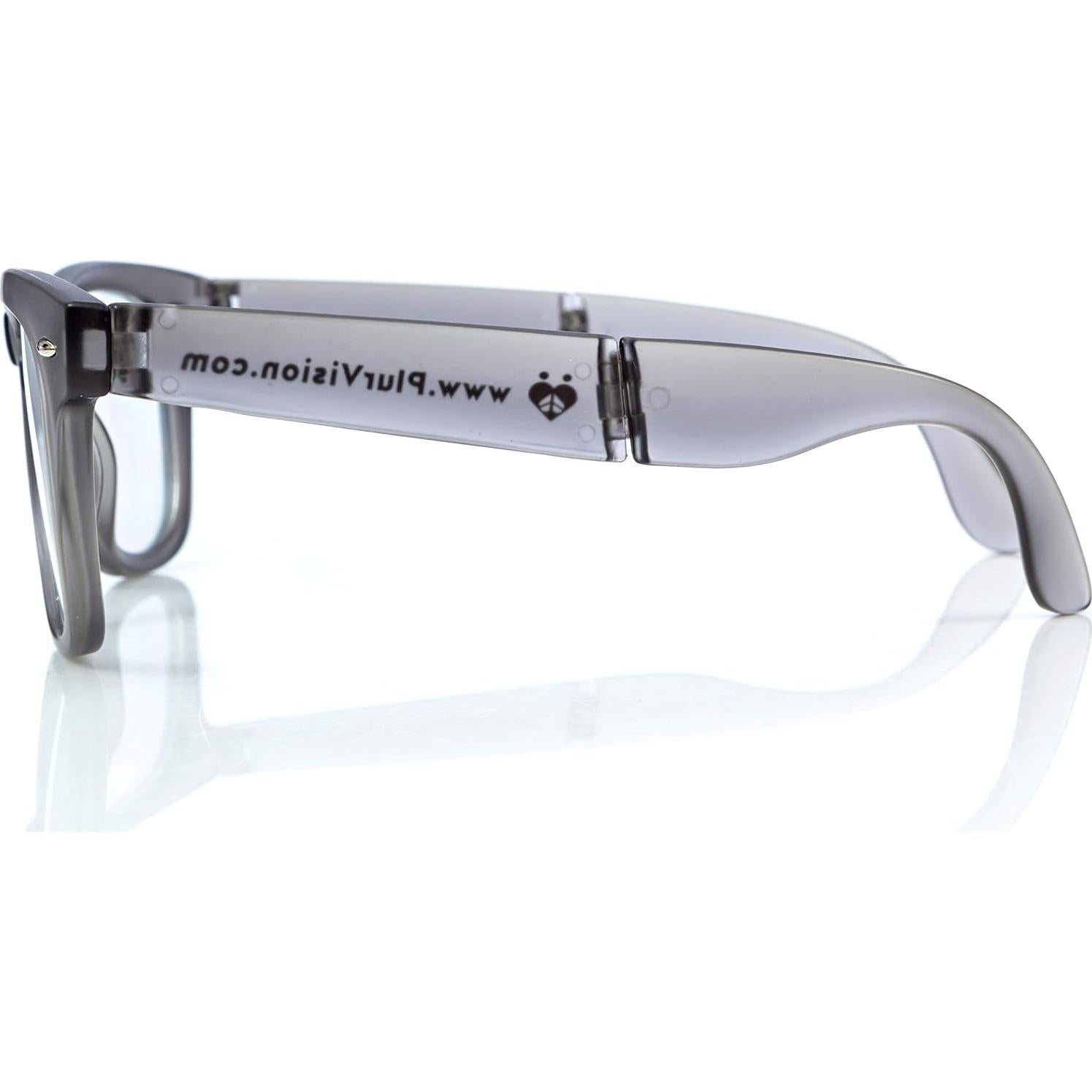 Gafas de Difracción Plegables Plur Vision Carbón - Efecto Prisma