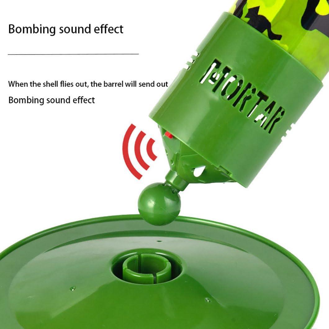 Juego de Lanzador de Mortero ZZPXMY con 5 Cohetes de Espuma