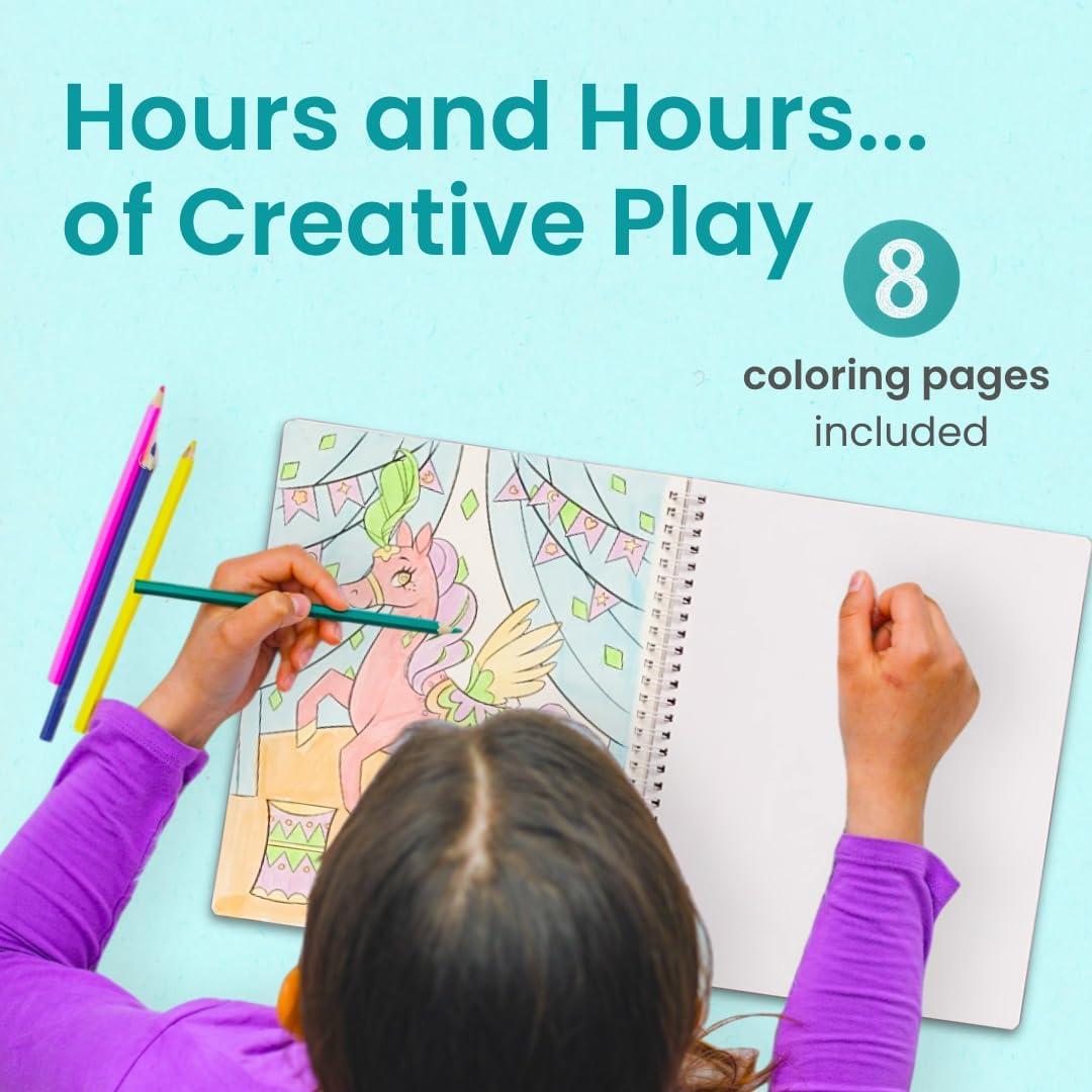 Libro de Stickers Circo CUPKIN 300+ Stickers y 8 Escenas