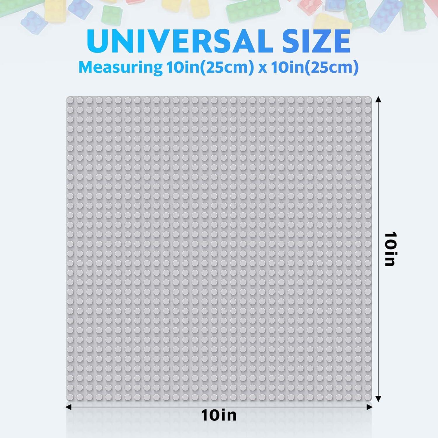 Placas Base Clásicas Grises 10x10cm - Paquete de 10 - PokiiuLK