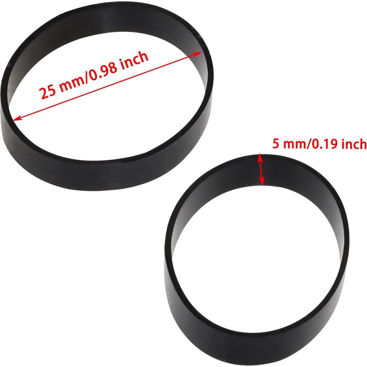 Sujetacables de Silicona ONLYKXY 100 Piezas 25mm Negro