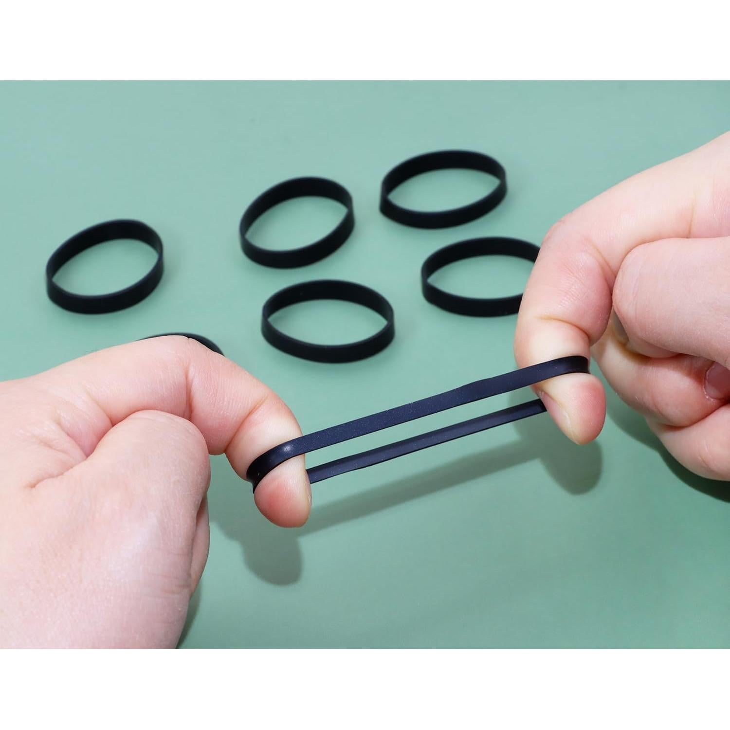 Sujetacables de Silicona ONLYKXY 100 Piezas 25mm Negro