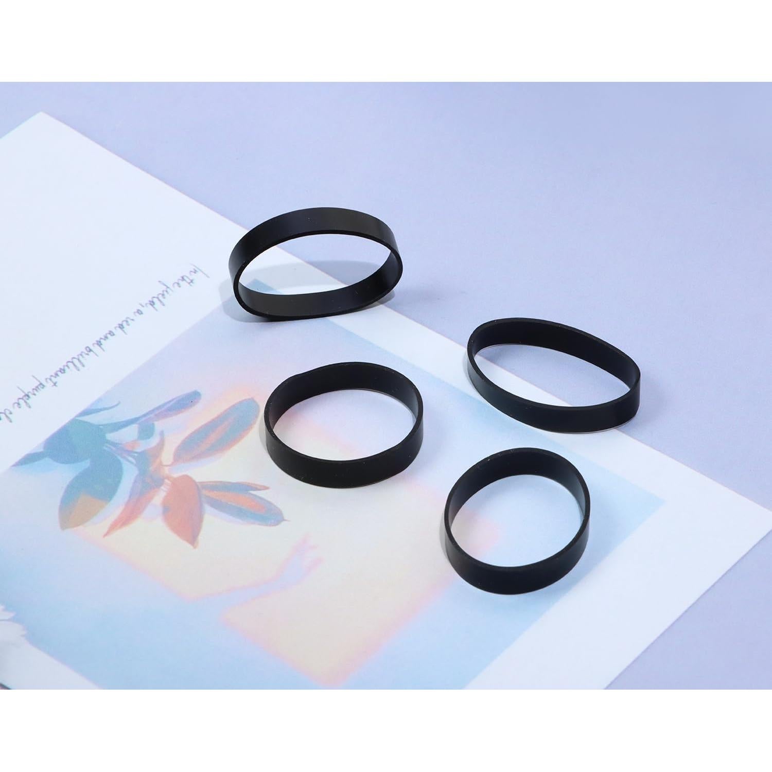 Sujetacables de Silicona ONLYKXY 100 Piezas 25mm Negro