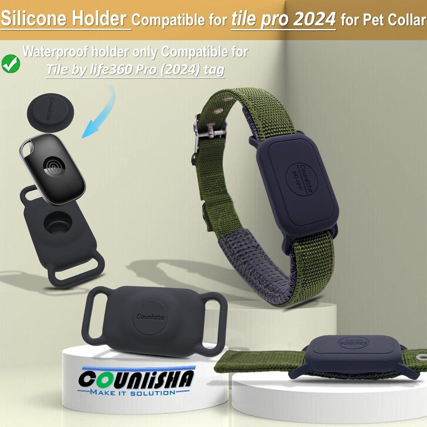 Soporte de Silicona Yotommi para Tile Pro 2024 - 2 Paquetes Negros