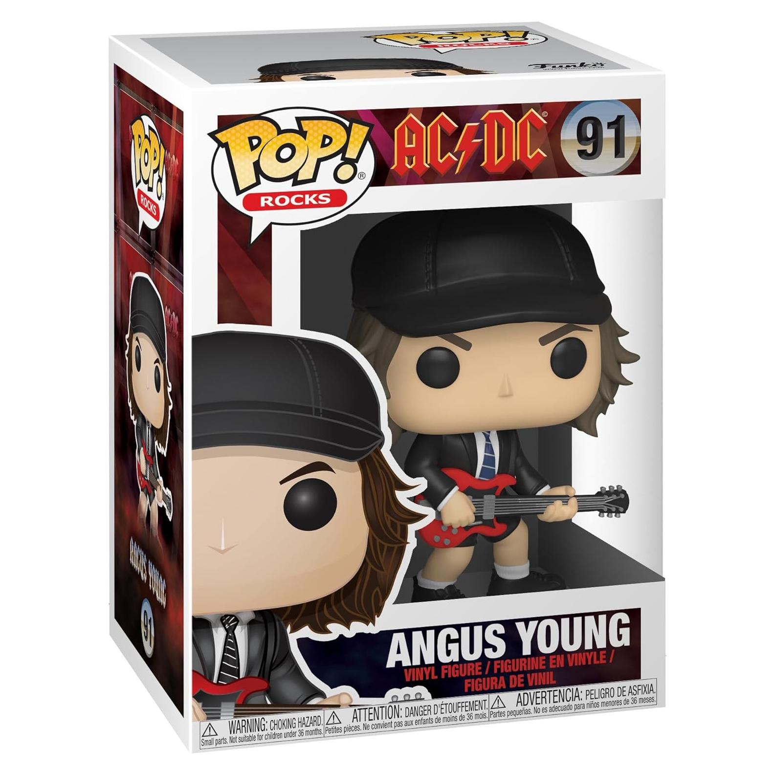 Figura Funko Pop AC/DC Angus Young 9.5 cm Coleccionable