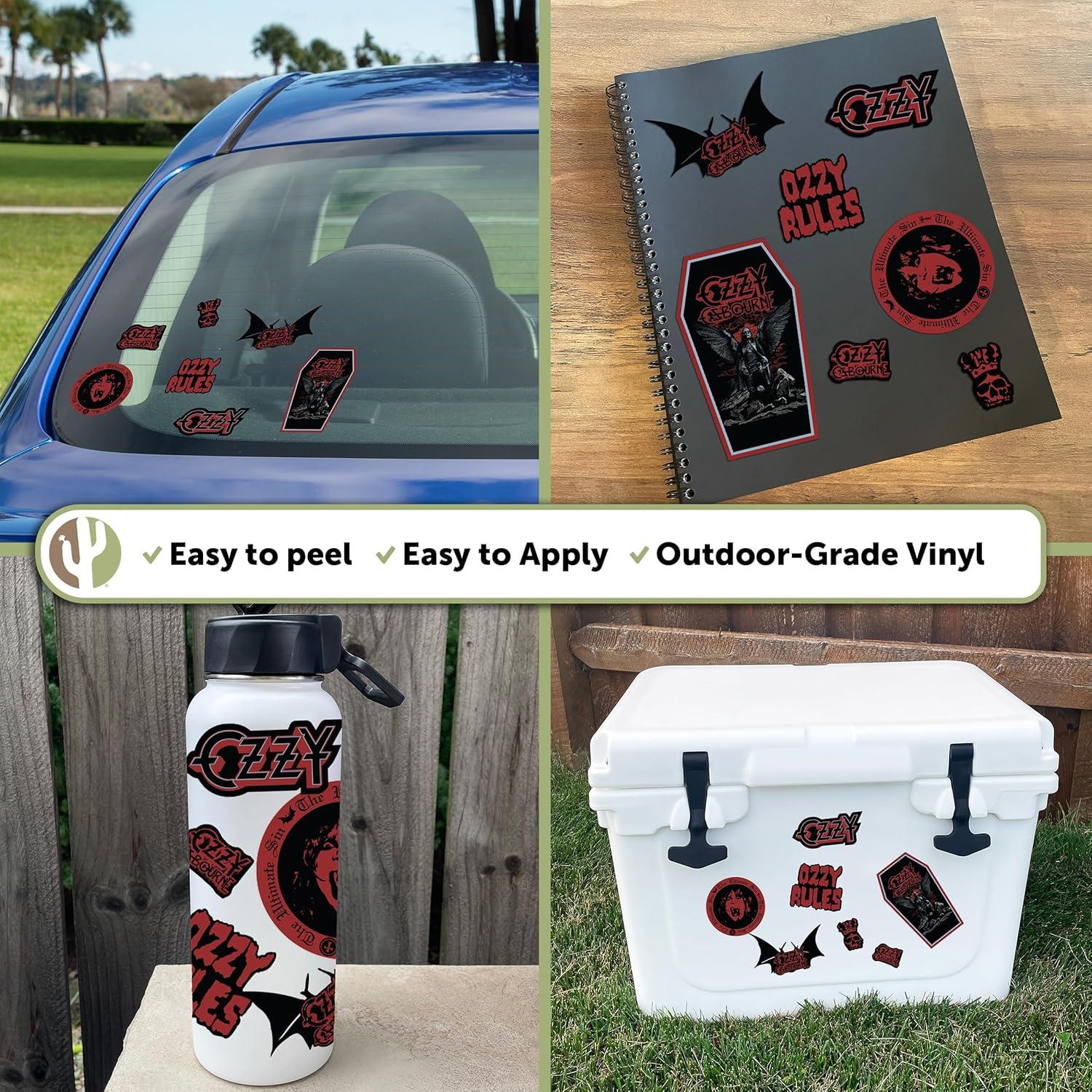 Calcomanía Premium Ozzy Osbourne - Desert Cactus 21.6x27.9cm