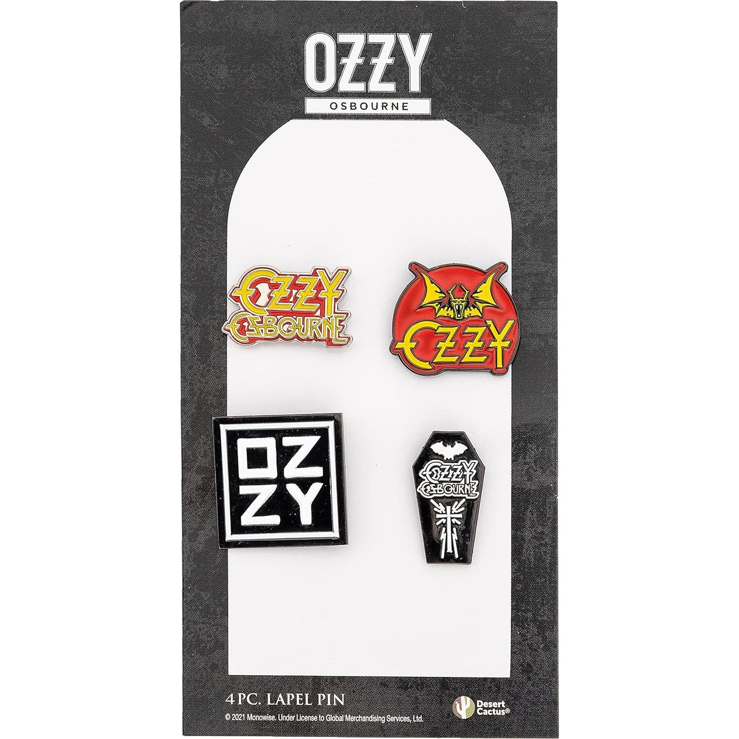 Conjunto de Pines de Solapa Ozzy Osbourne - Desert Cactus