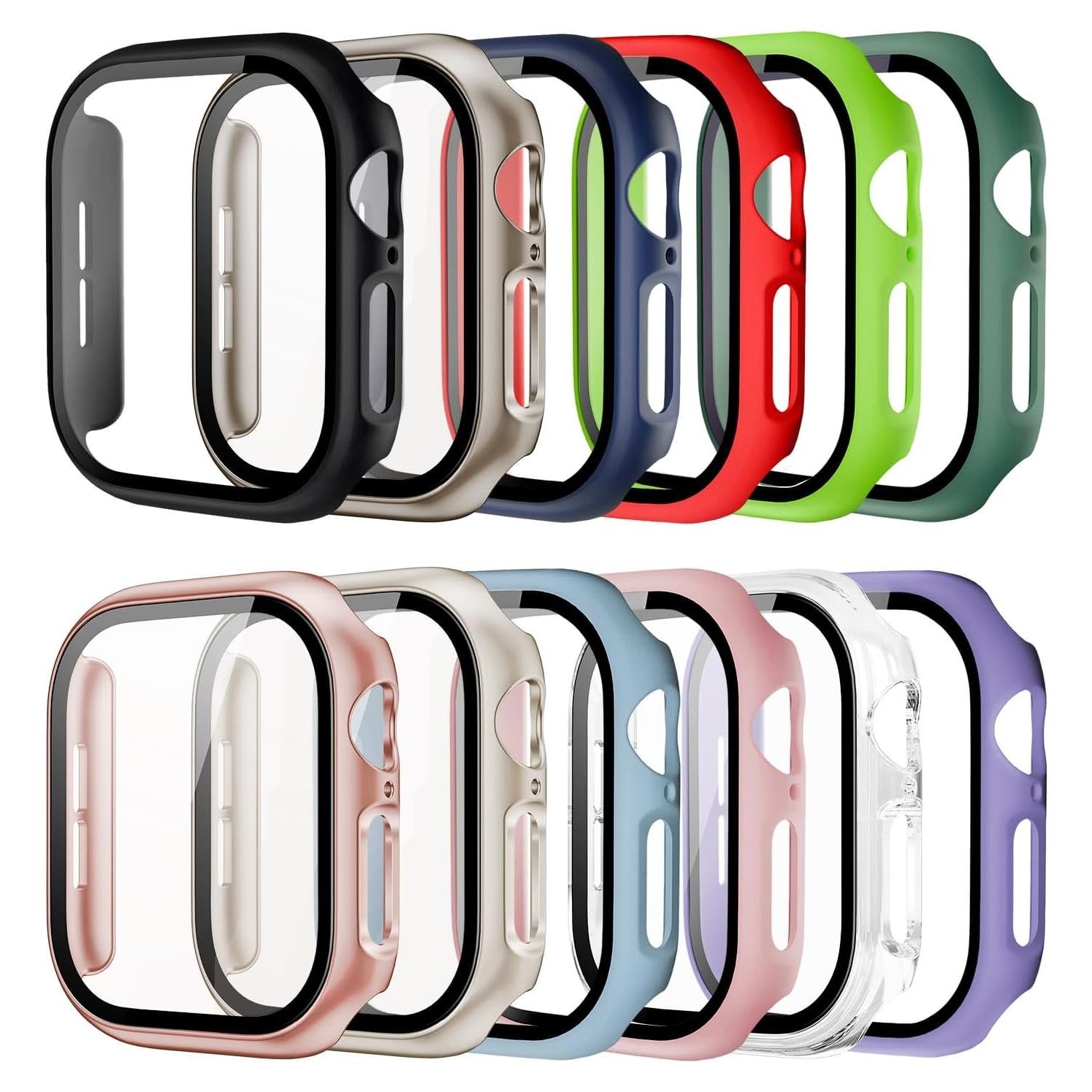 Estuche Protector Pocoukate para Apple Watch Series 10 42mm - 12 Colores