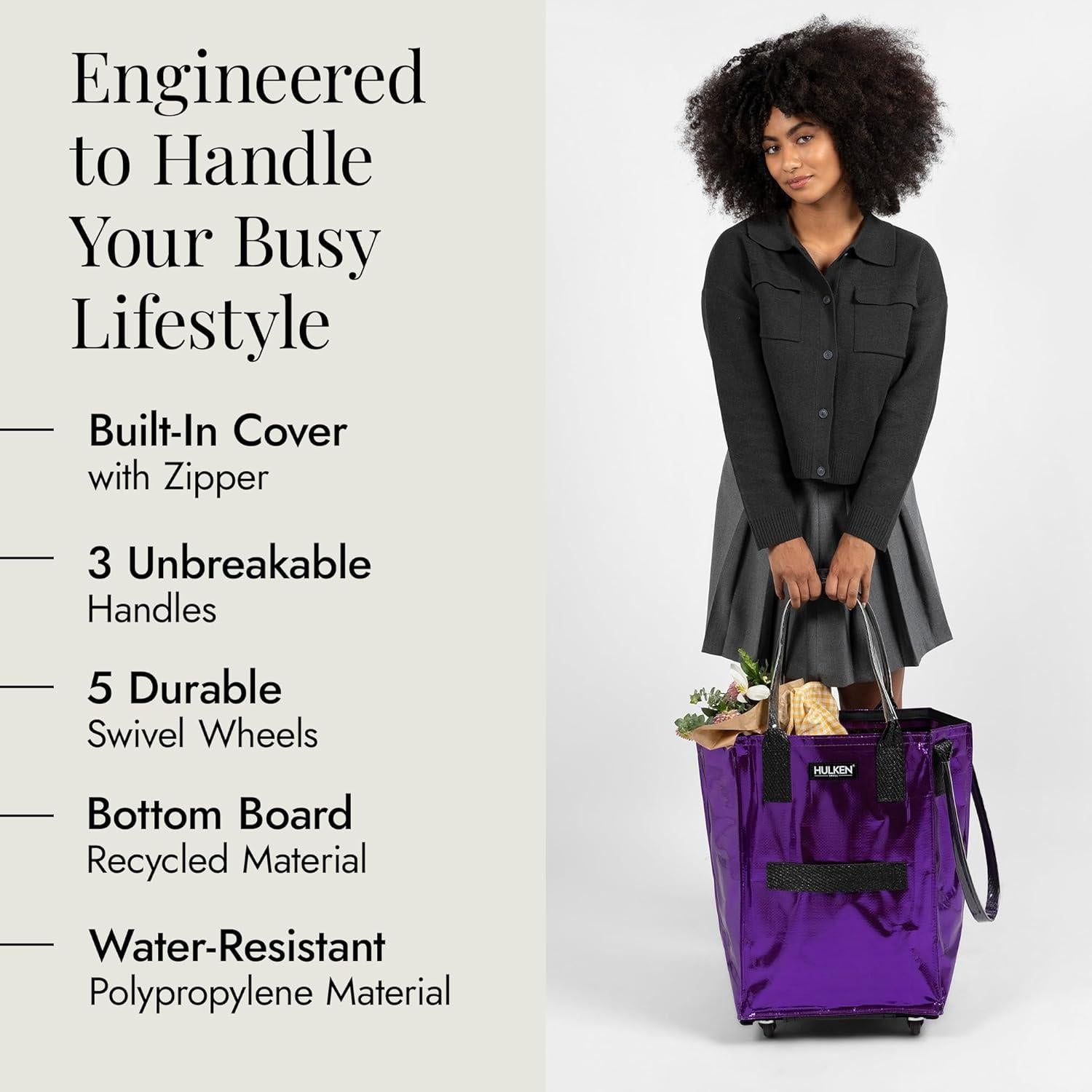 Bolsa de Compras Reutilizable HULKEN Grande Ultravioleta 30 kg