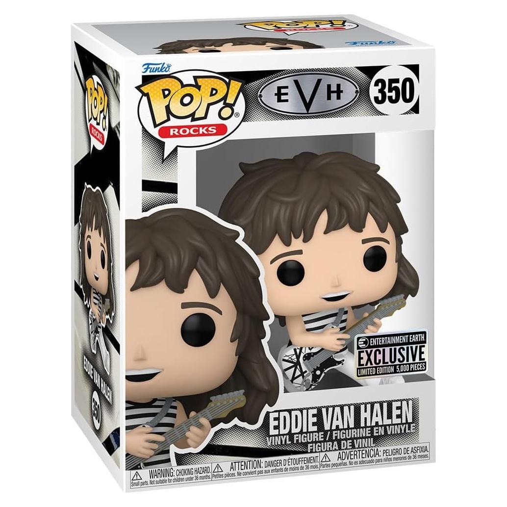 Figura de Vinilo Funko Pop! Eddie Van Halen #350 - Edición Limitada