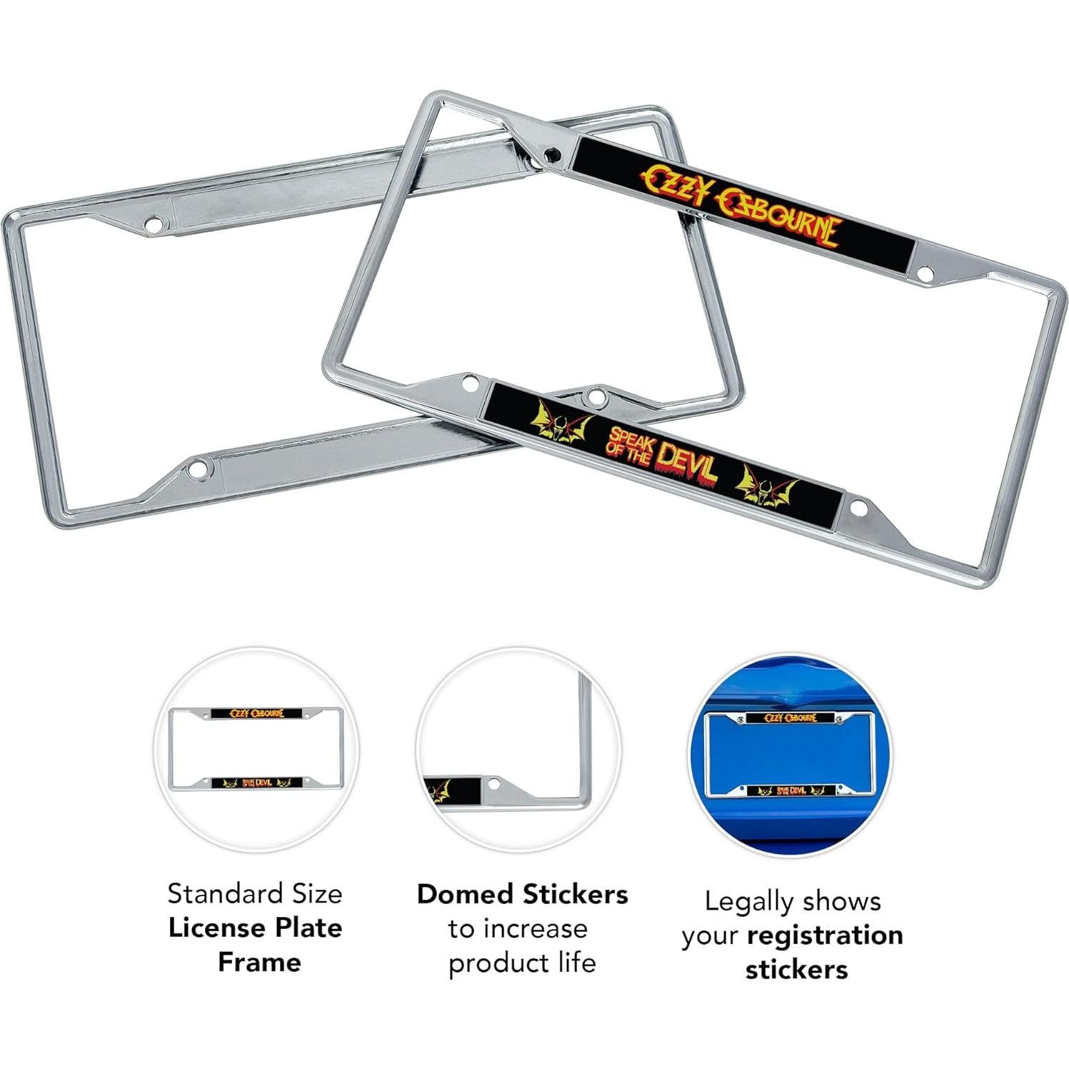 Marco de Placa de Licencia Ozzy Osbourne Desert Cactus 15.88x31.12cm