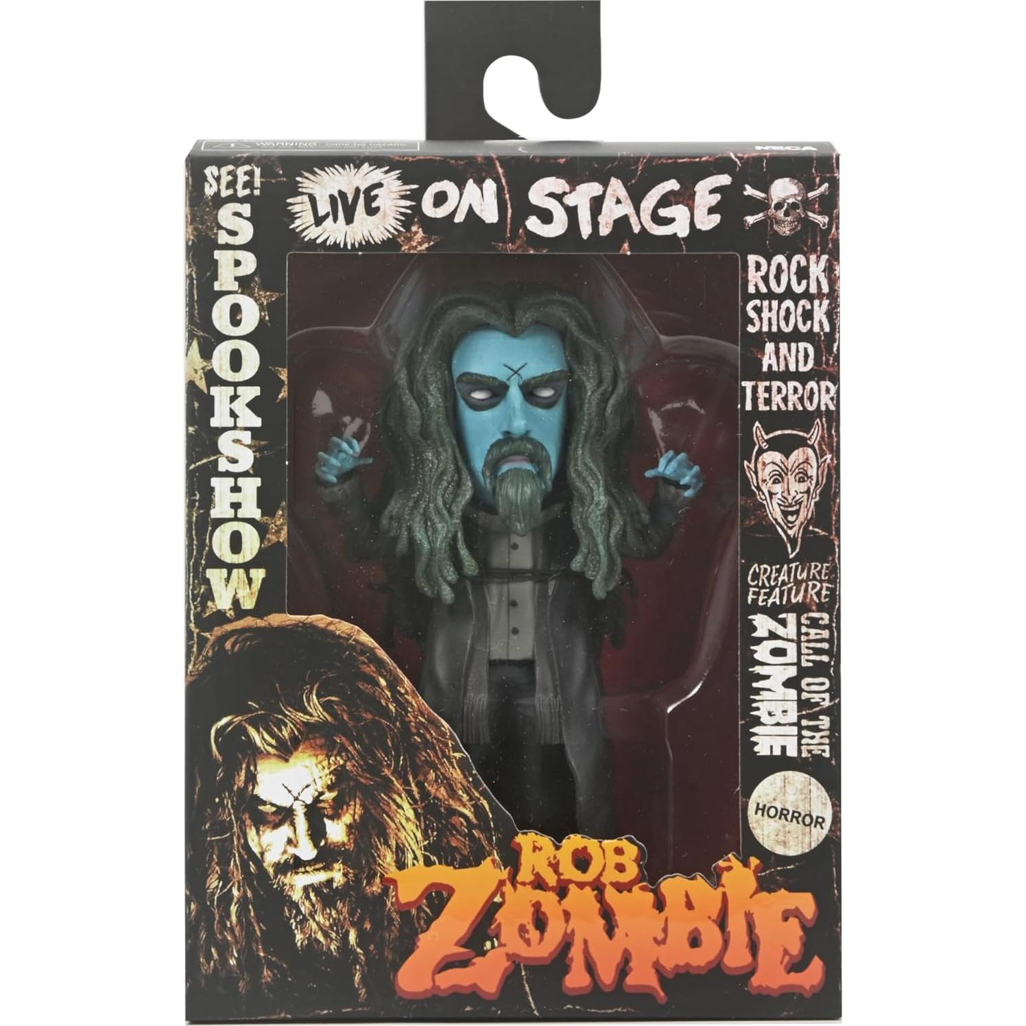 Figura de Rob Zombie NECA 25 Aniversario Hellbilly Deluxe 15.24 cm