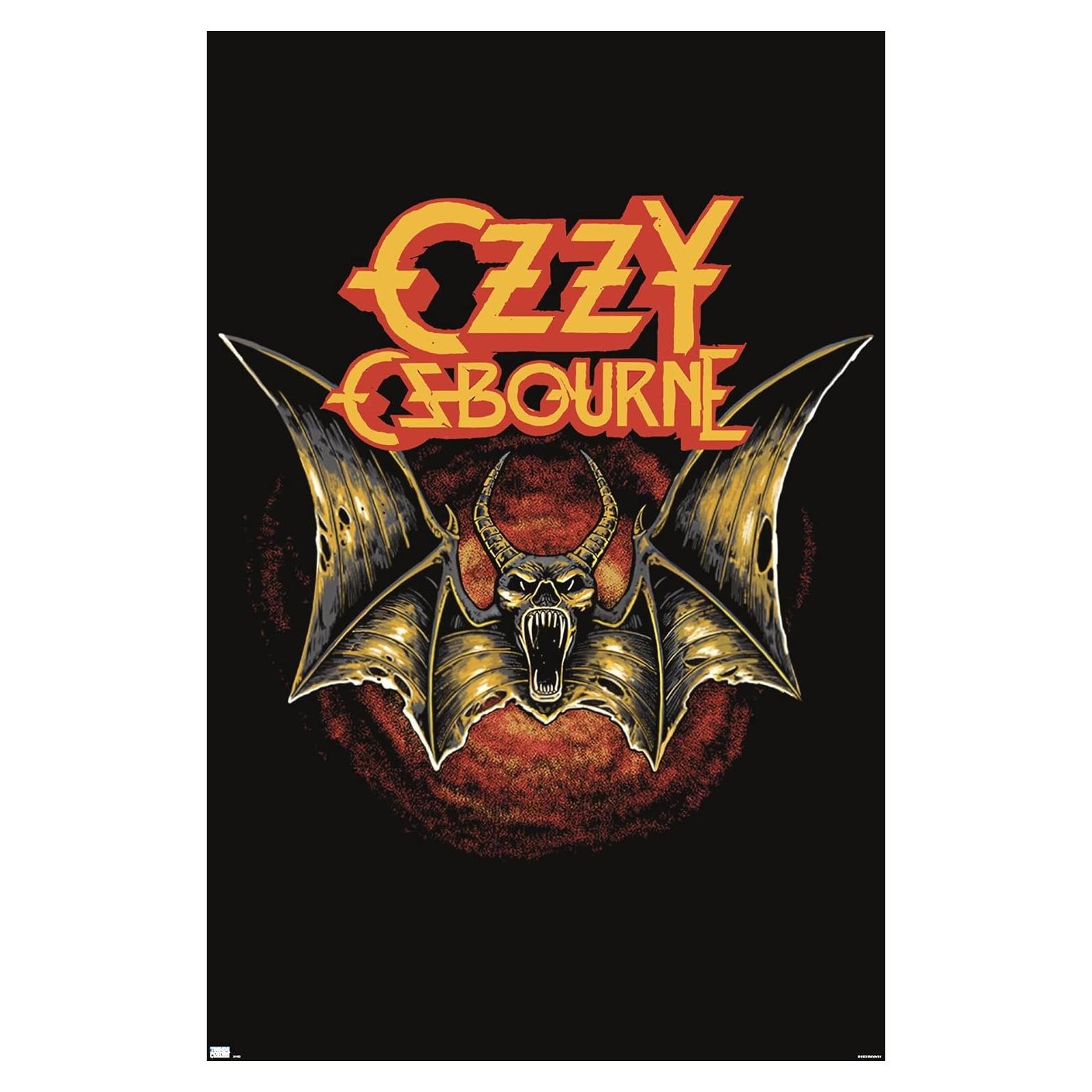 Póster de Pared Ozzy Osbourne - Logo de Murciélago 86.4x56.8 cm