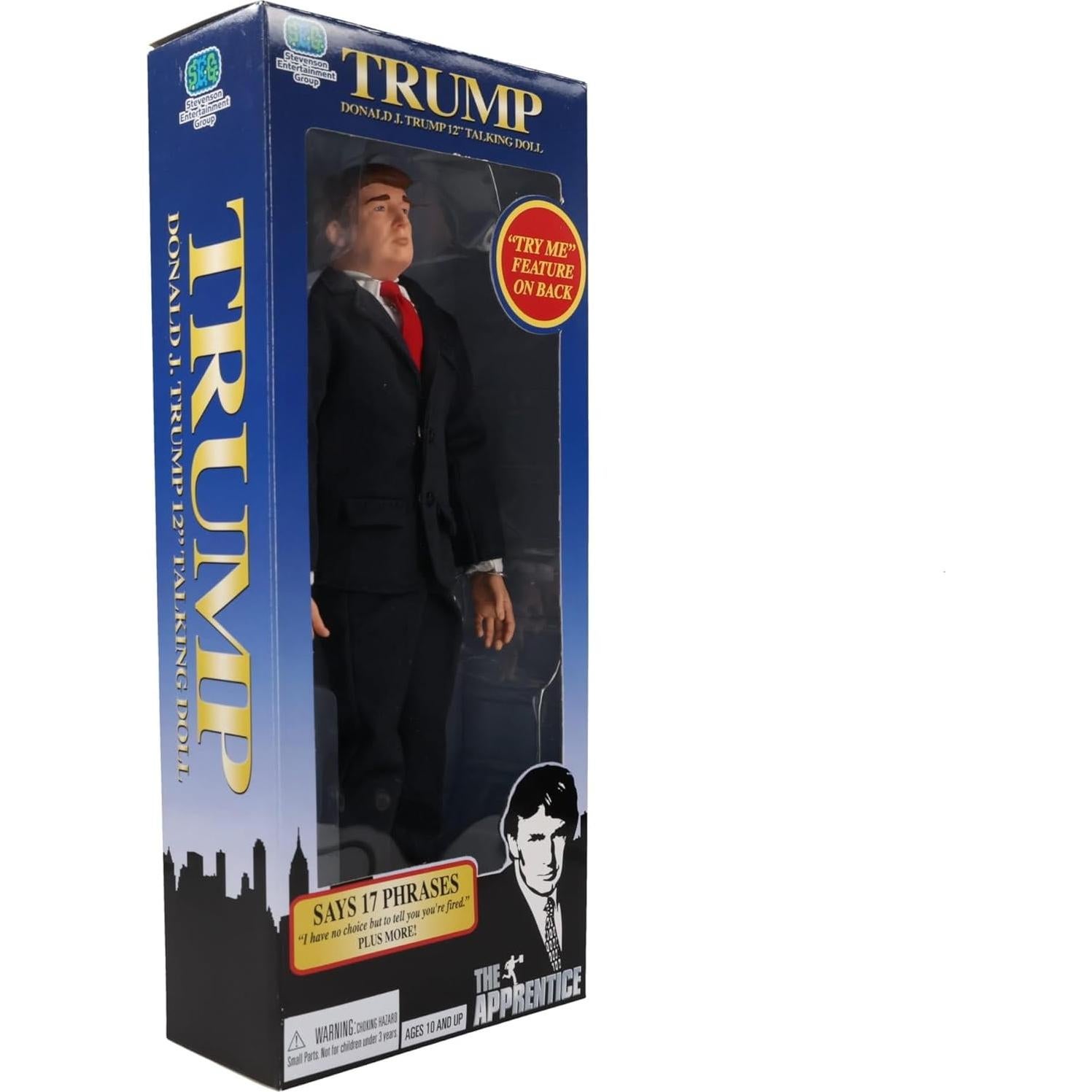Muñeca Hablante Donald Trump 30.48 cm 17 Frases Coleccionable