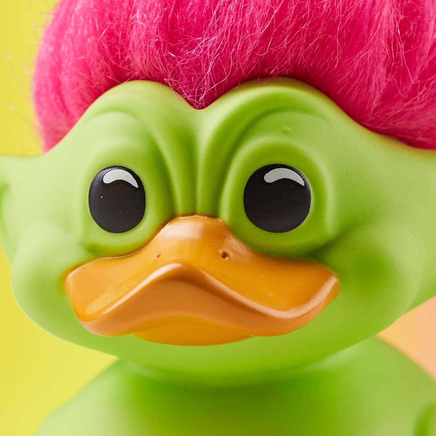 TUBBZ Troll Verde Figura de Patito de Goma Coleccionable