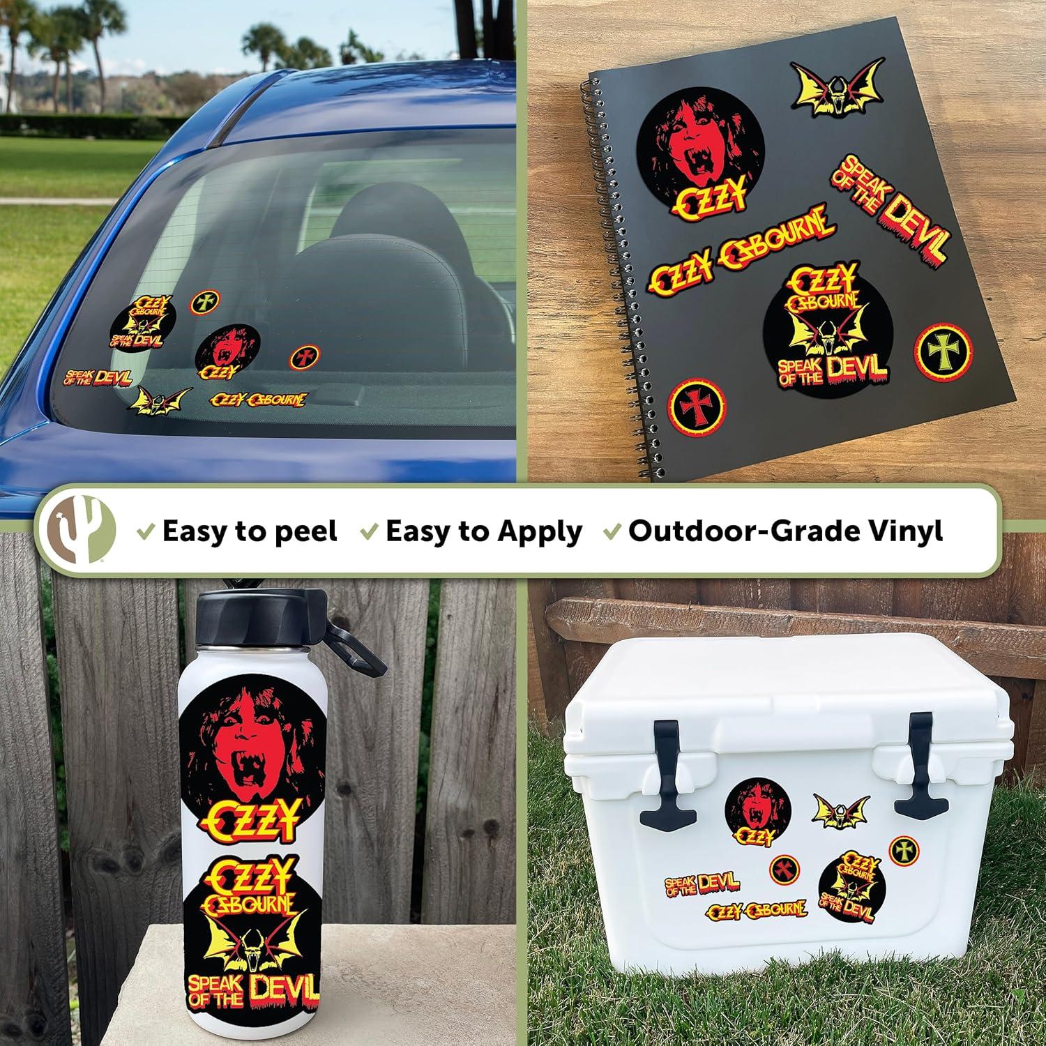 Calcomanías Premium Ozzy Osbourne Desert Cactus 21.6x27.9cm