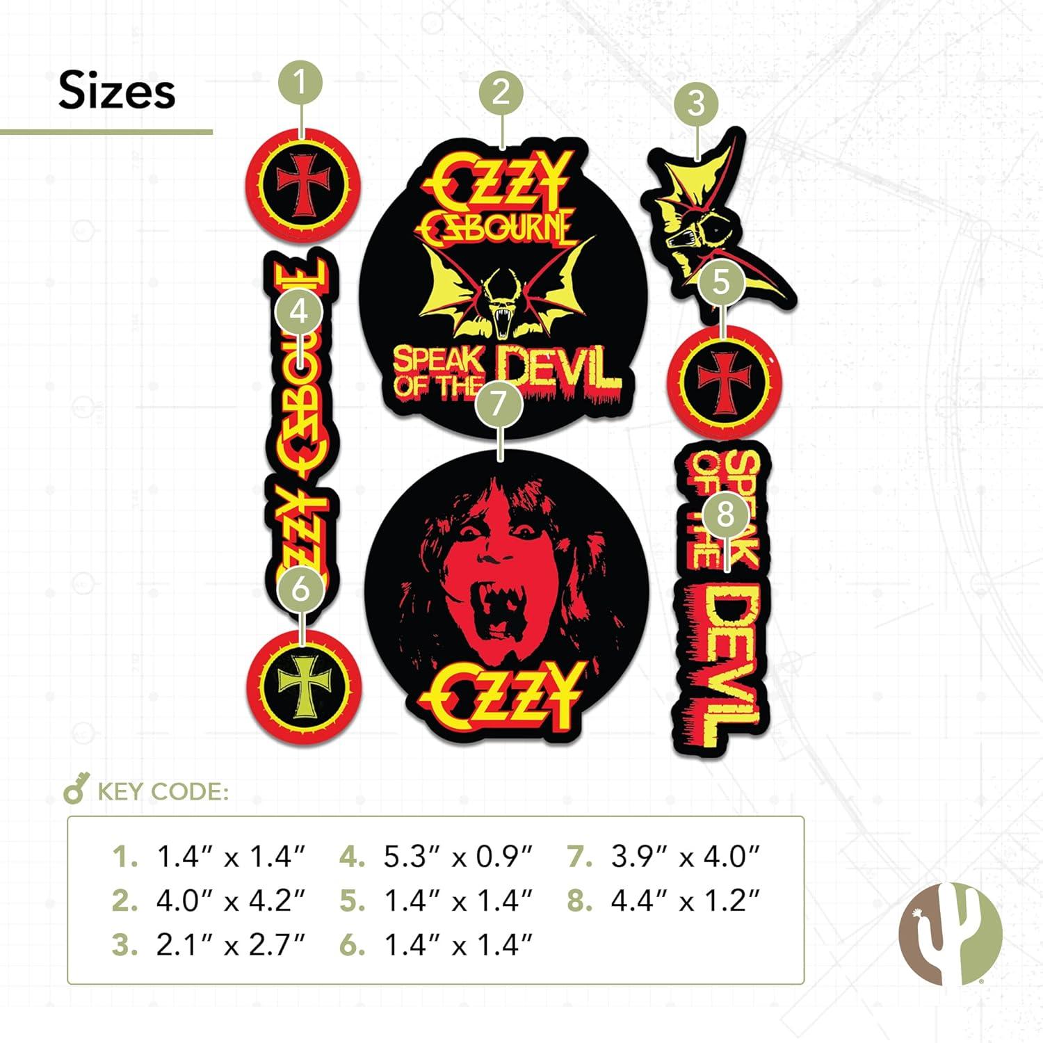 Calcomanías Premium Ozzy Osbourne Desert Cactus 21.6x27.9cm