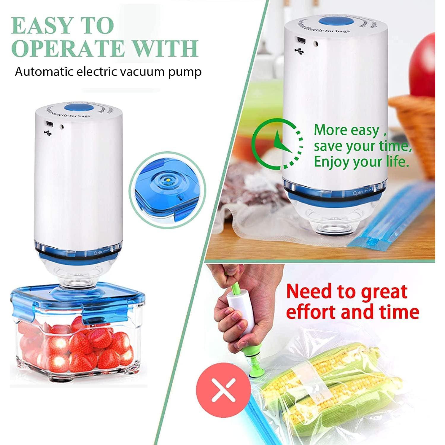 Bolsas Sous Vide Reutilizables FIRAWER 20Pcs 21.6x21.6cm 1.4L