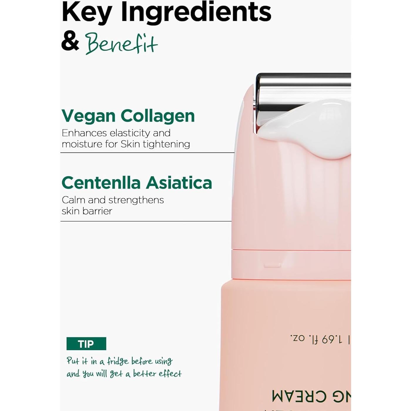 Crema de Cuello Gua Sha Bewants con Centella Asiática 100g