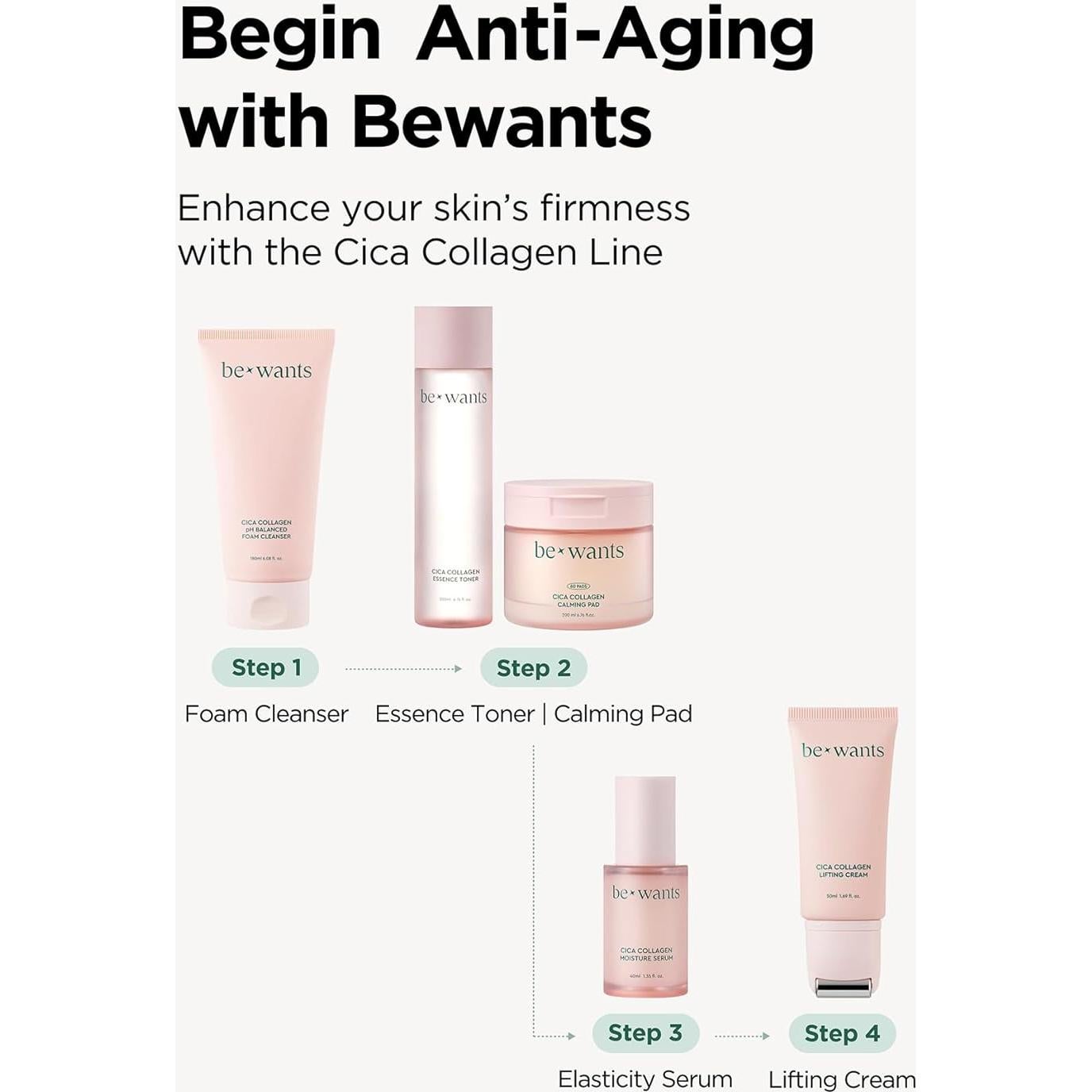 Crema de Cuello Gua Sha Bewants con Centella Asiática 100g