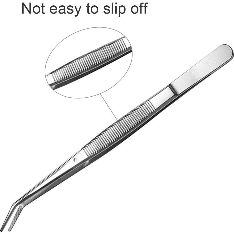 Pinzas Multipropósito Rolybag de Acero Inoxidable Curvadas
