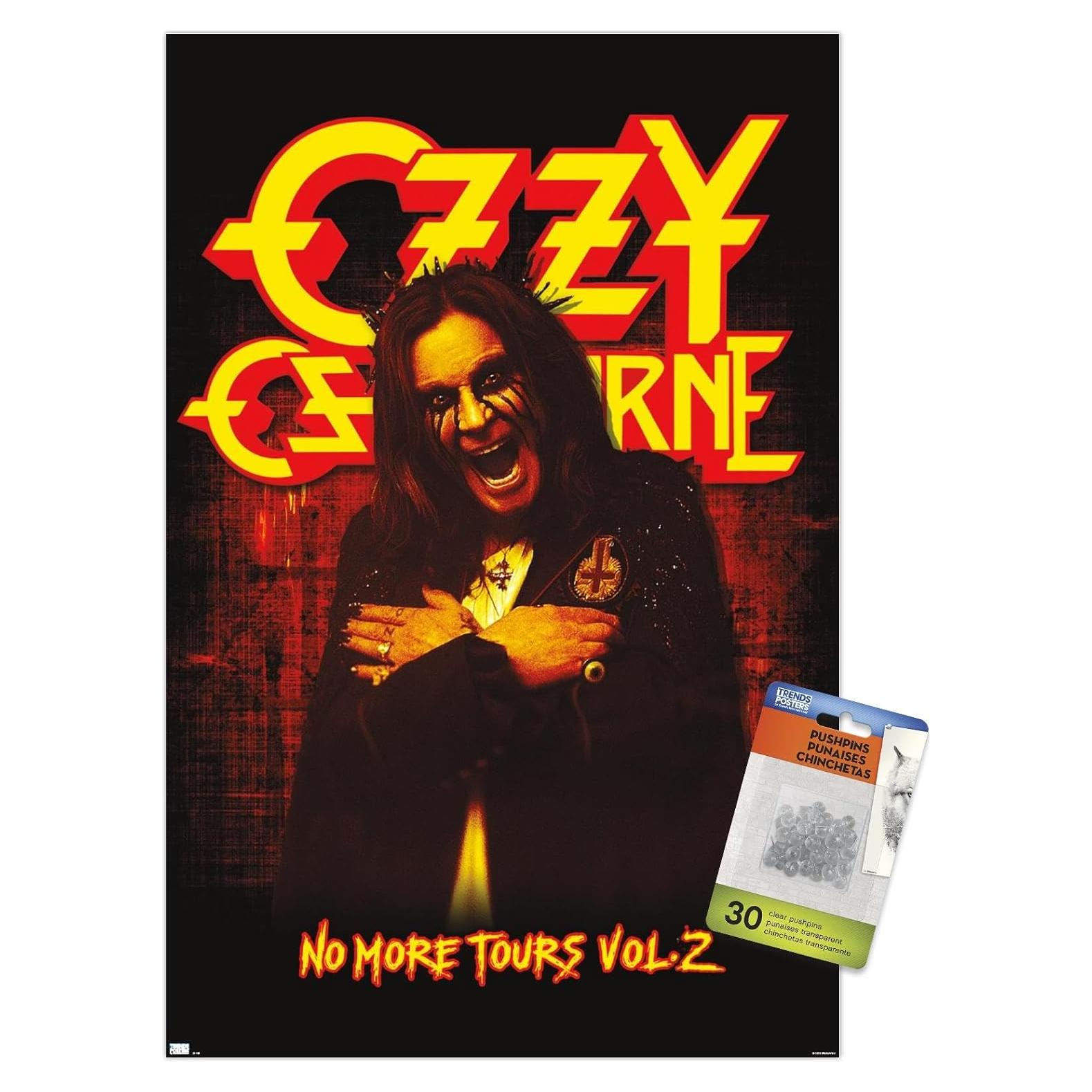 Póster de Pared Ozzy Osbourne - No More Tours 37.4x56.7cm Trends