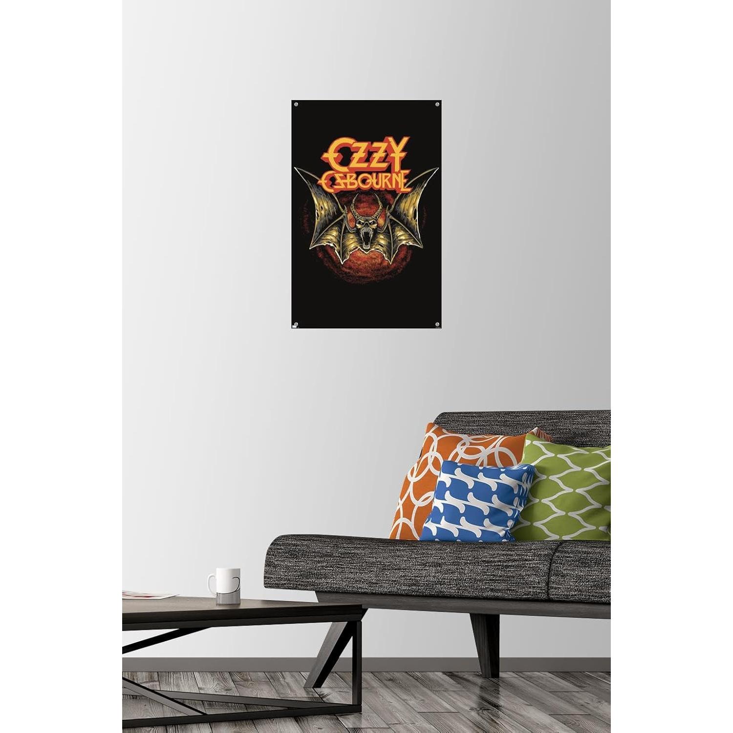 Póster de Pared Ozzy Osbourne - Logo de Murciélago 37.4x56.7cm